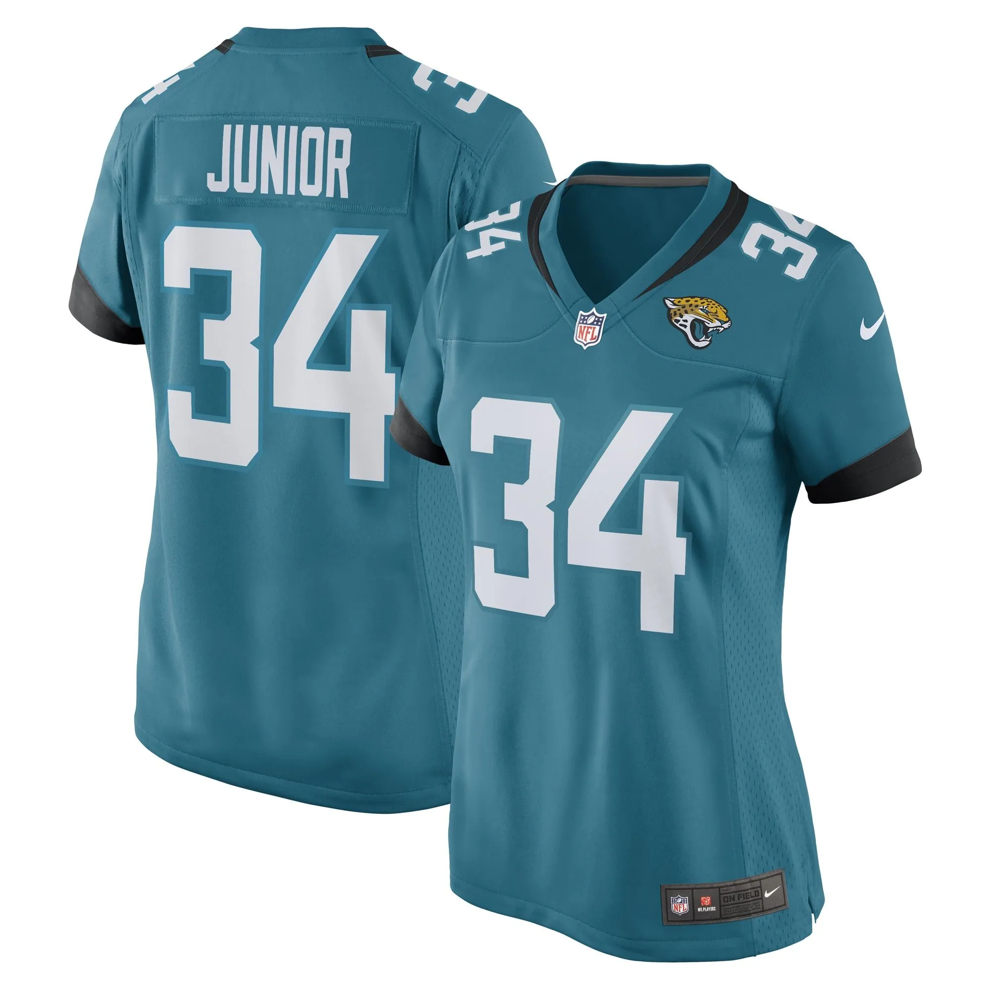 Gregory Junior Jacksonville Jaguars  Women's Game Player Jersey - Teal