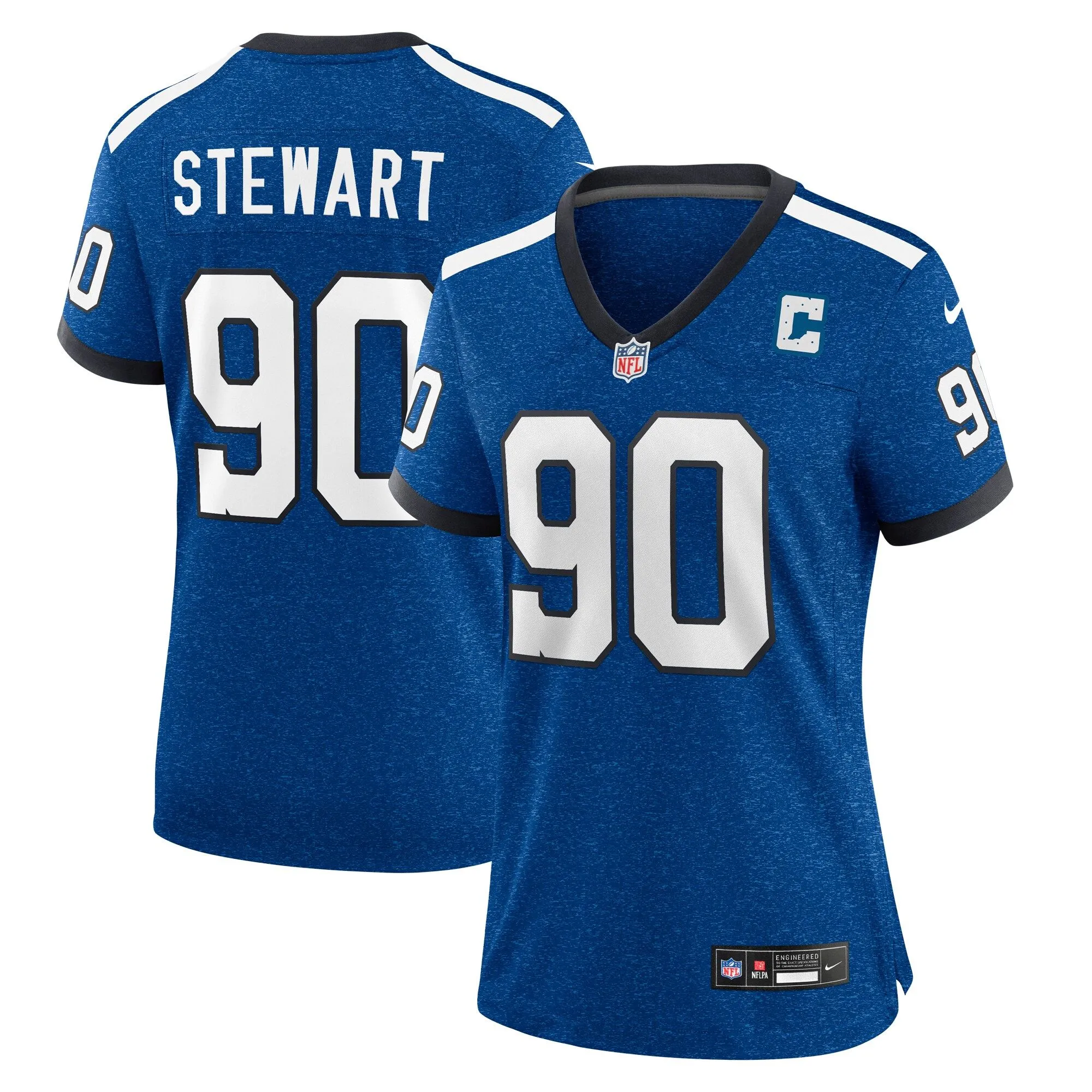 Grover Stewart Indianapolis Colts  Women's Indiana Nights Alternate Game Jersey - Royal