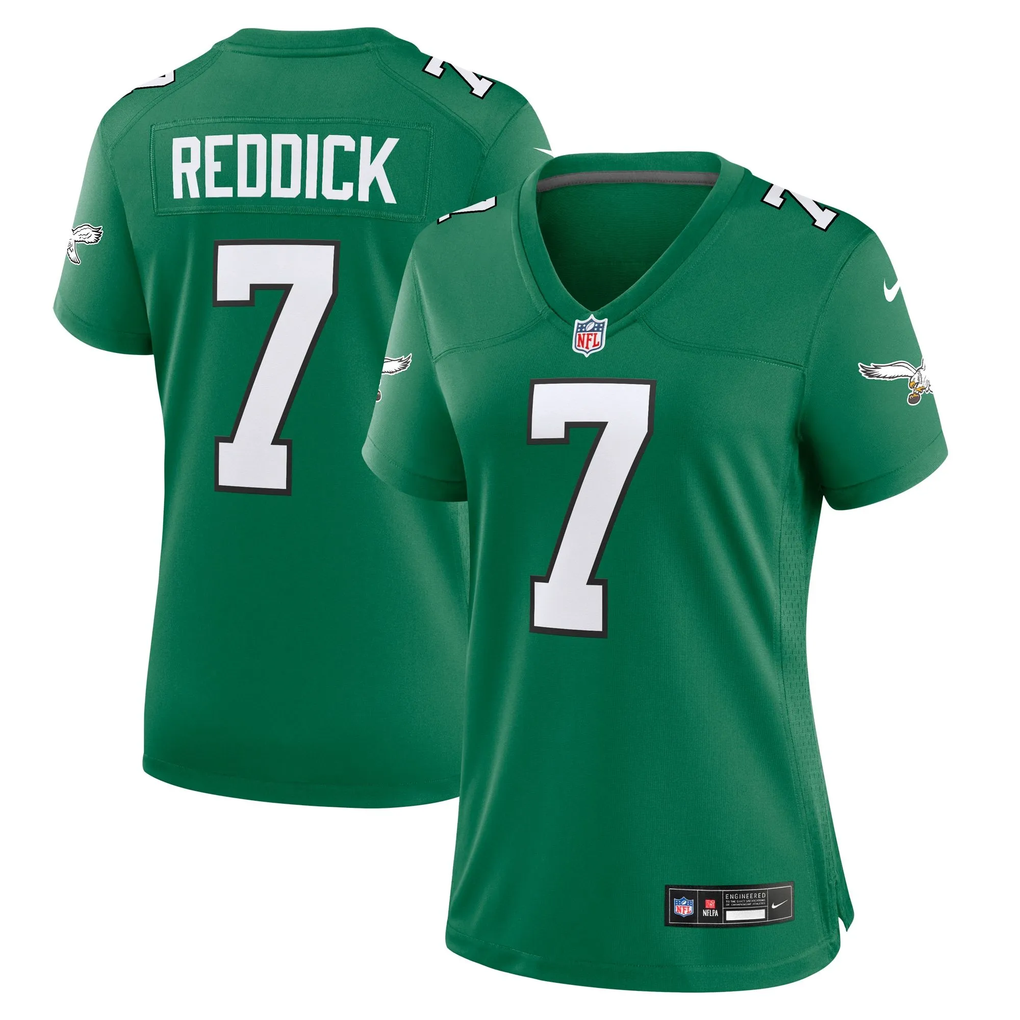 Haason Reddick Philadelphia Eagles  Women's Alternate Game Jersey - Kelly Green