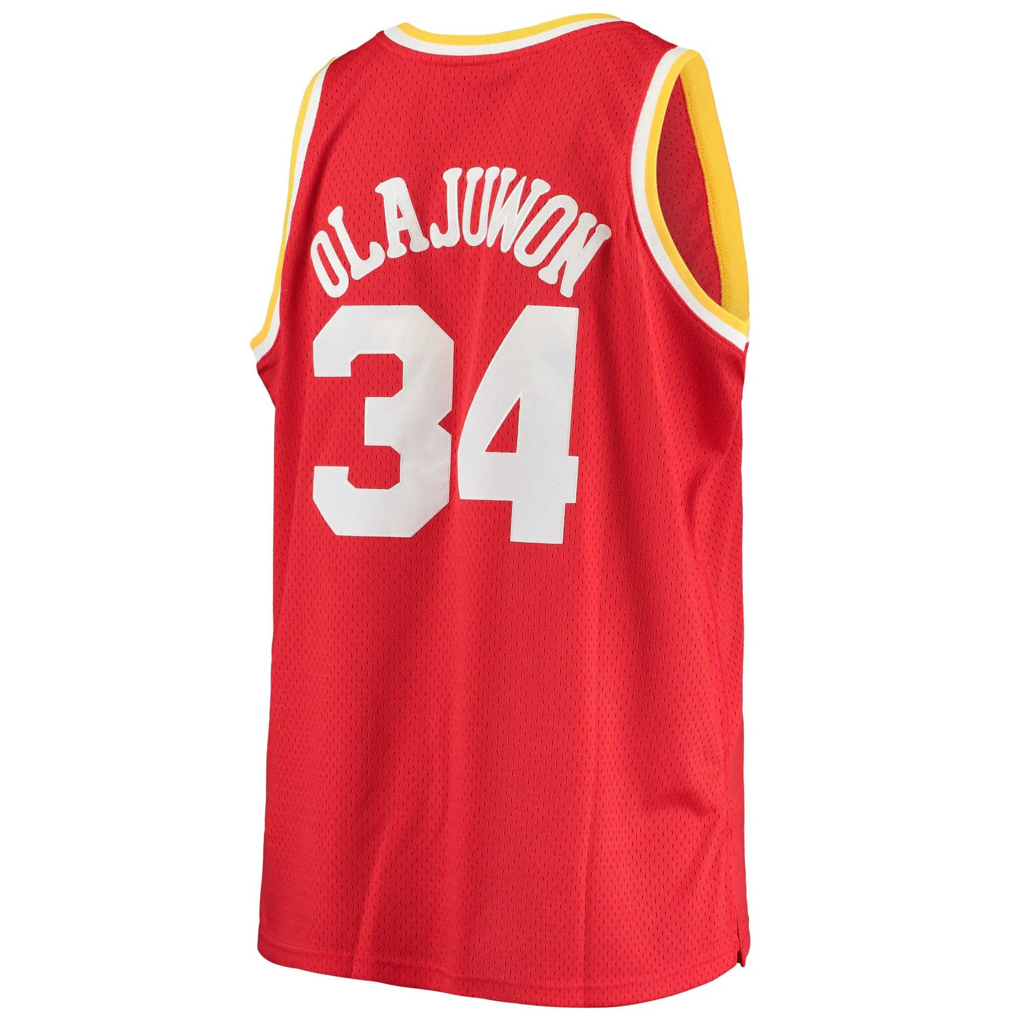 Hakeem Olajuwon Houston Rockets Mitchell & Ness 1993/94 Big & Tall Hardwood Classics Swingman Jersey - Red