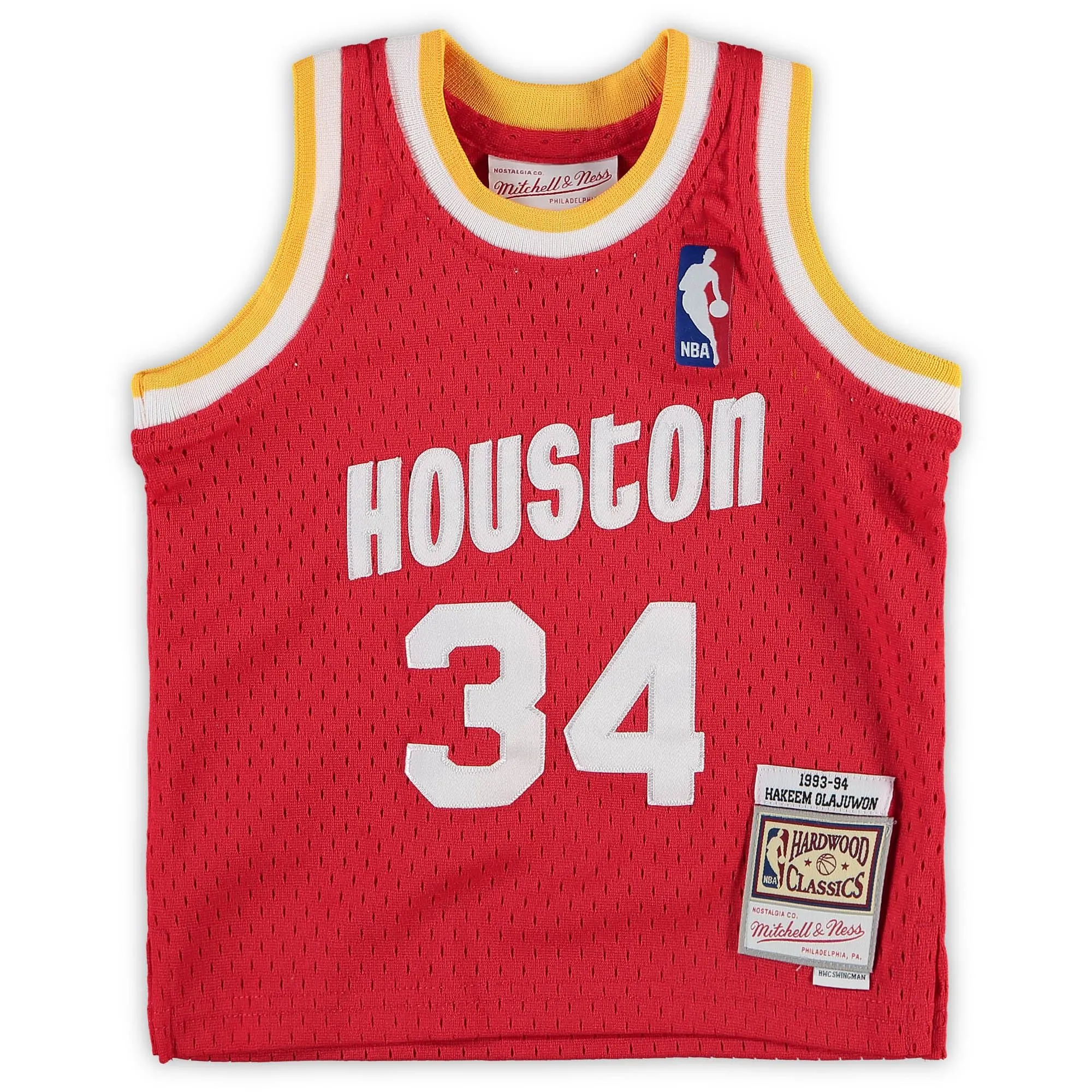 Hakeem Olajuwon Houston Rockets Mitchell & Ness Infant 1993/94 Hardwood Classics Retired Player Jersey - Red