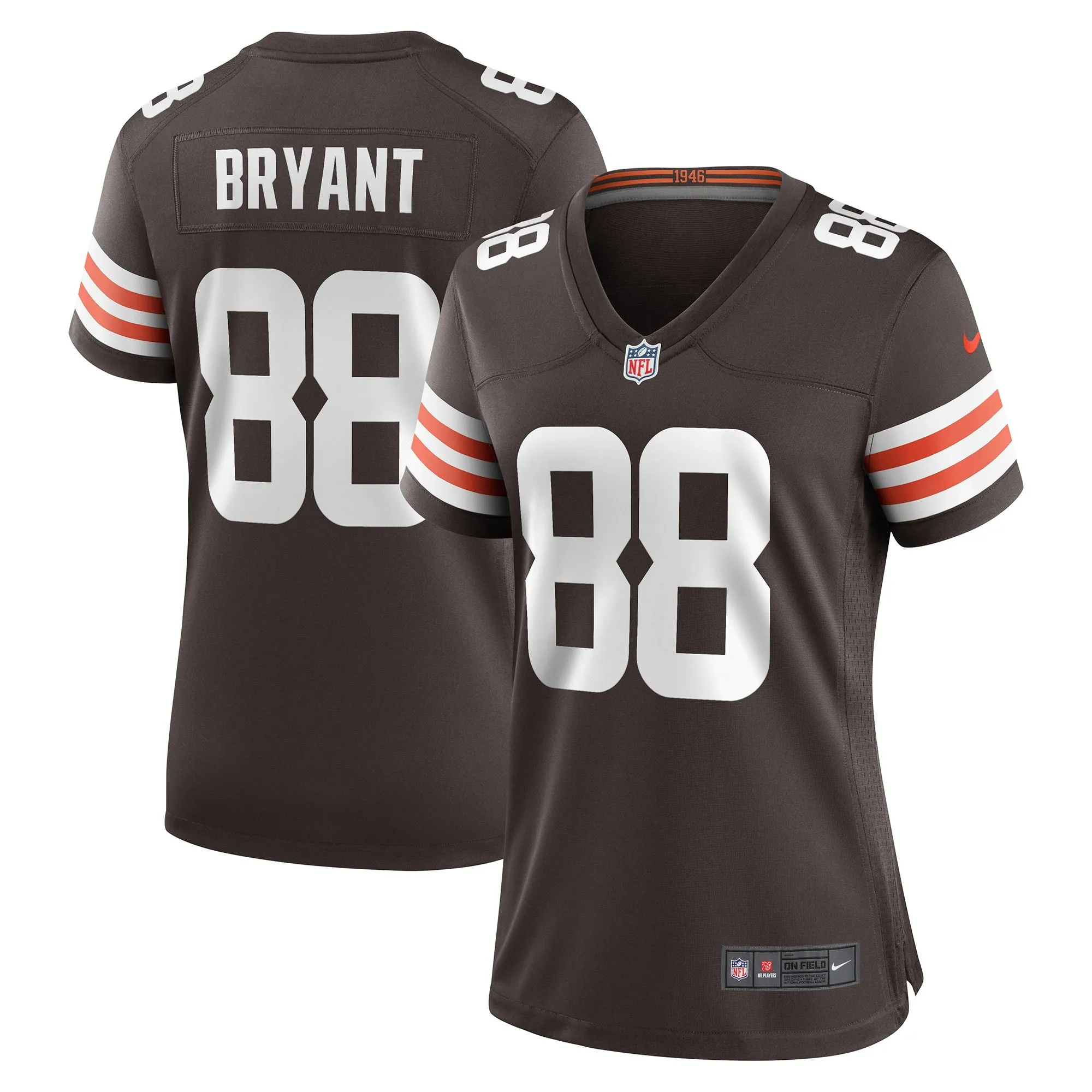 Harrison Bryant Cleveland Browns  Women's Game Jersey - Brown