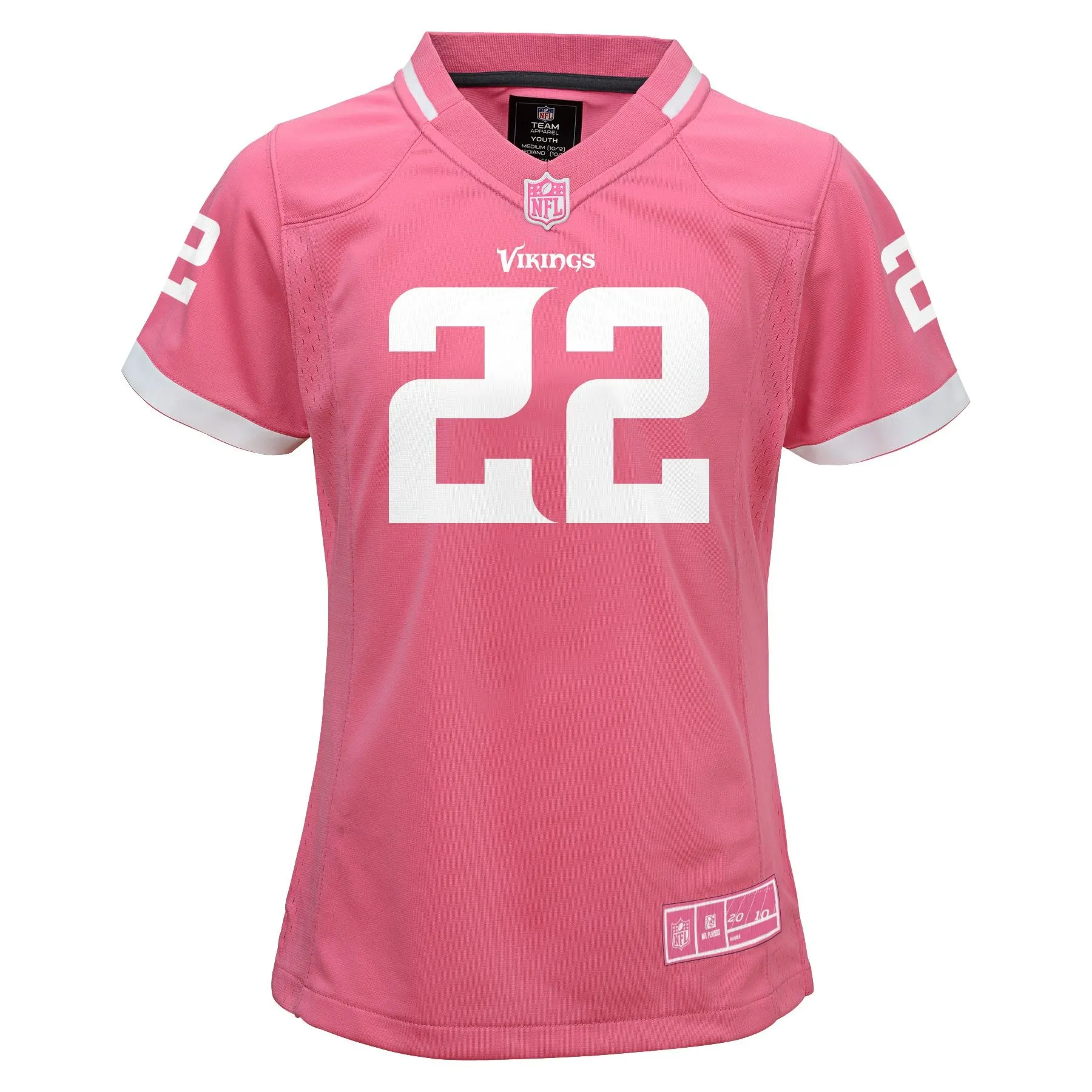 Harrison Smith Minnesota Vikings Youth Girls Bubble Gum Jersey - Pink