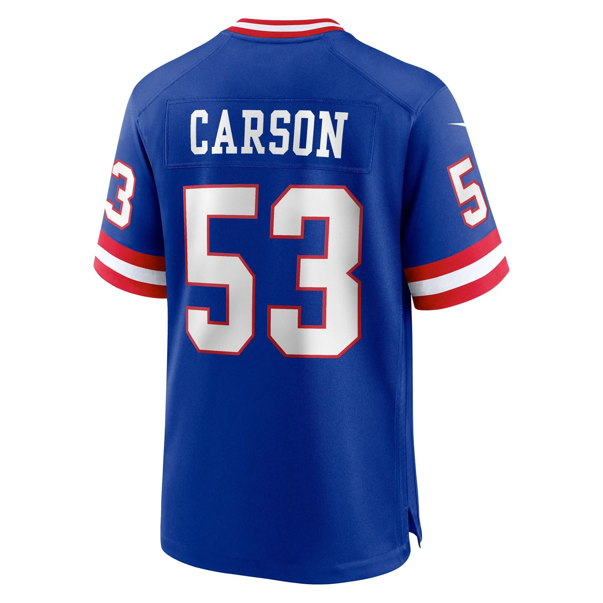 Harry Carson New York Giants  Classic Retired Player Game Jersey - Royal