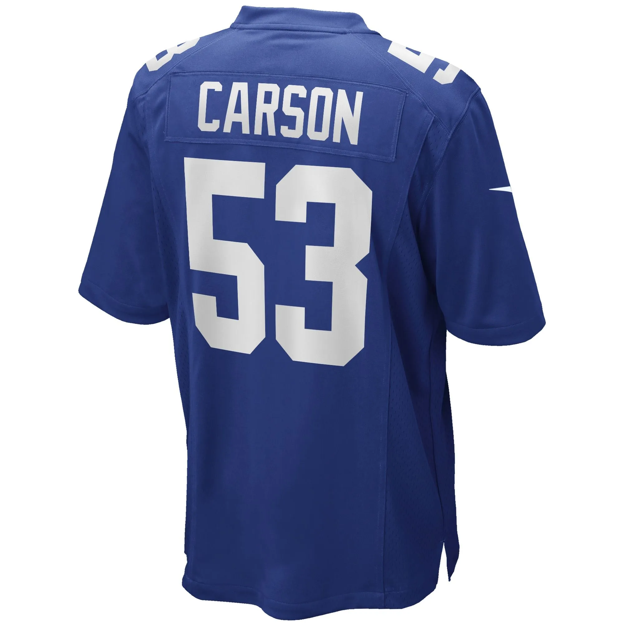 Harry Carson New York Giants  Game Retired Player Jersey - Royal