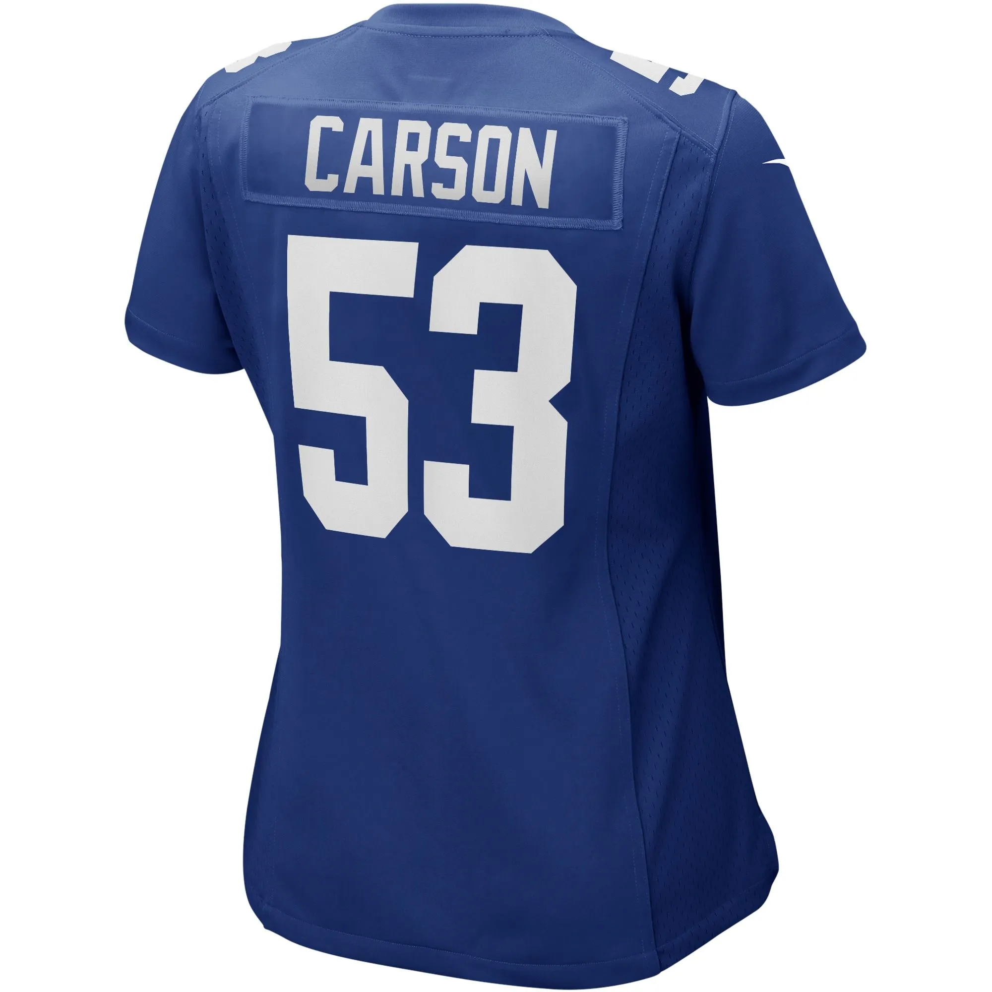 Harry Carson New York Giants  Women's Game Retired Player Jersey - Royal