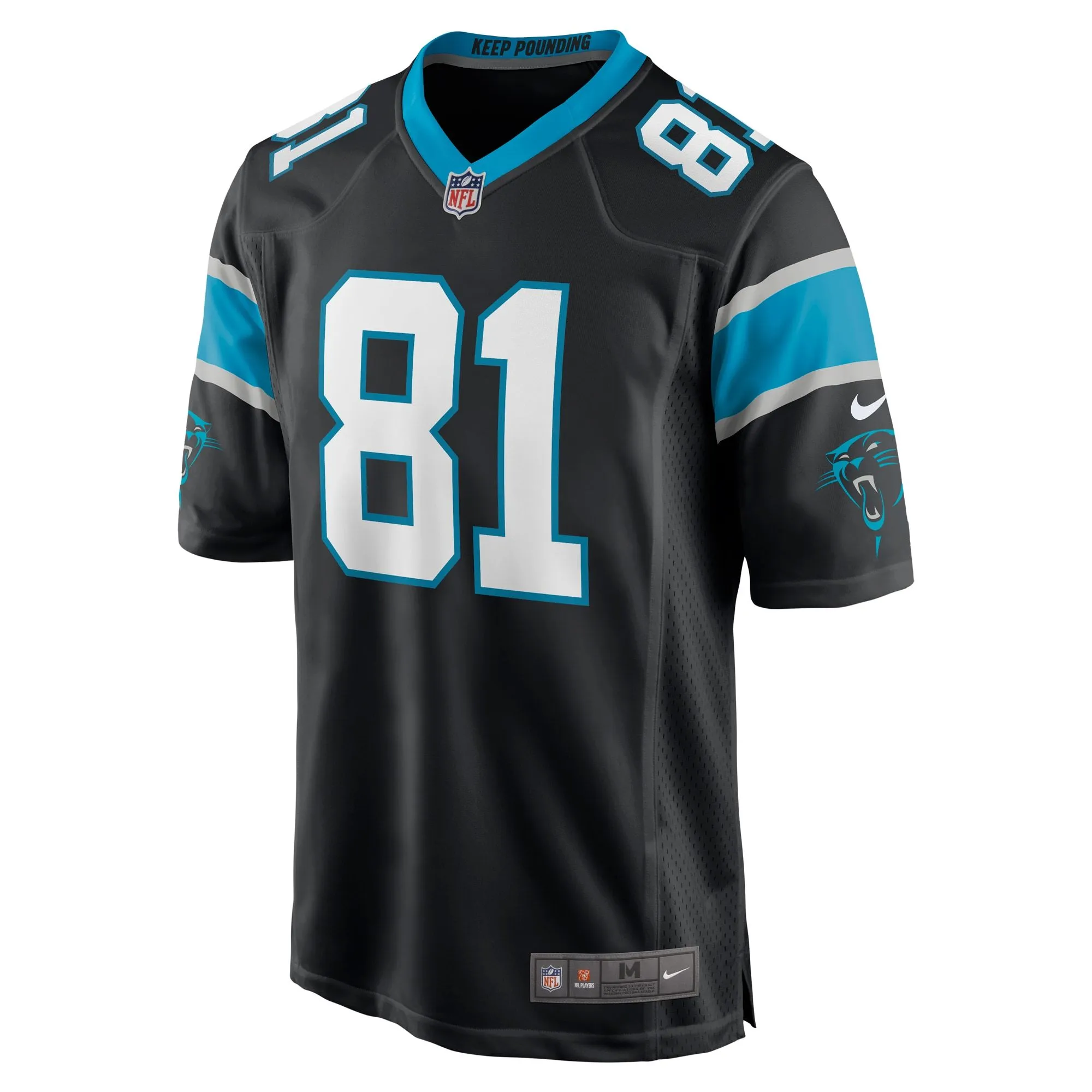 Hayden Hurst Carolina Panthers  Game Player Jersey - Black