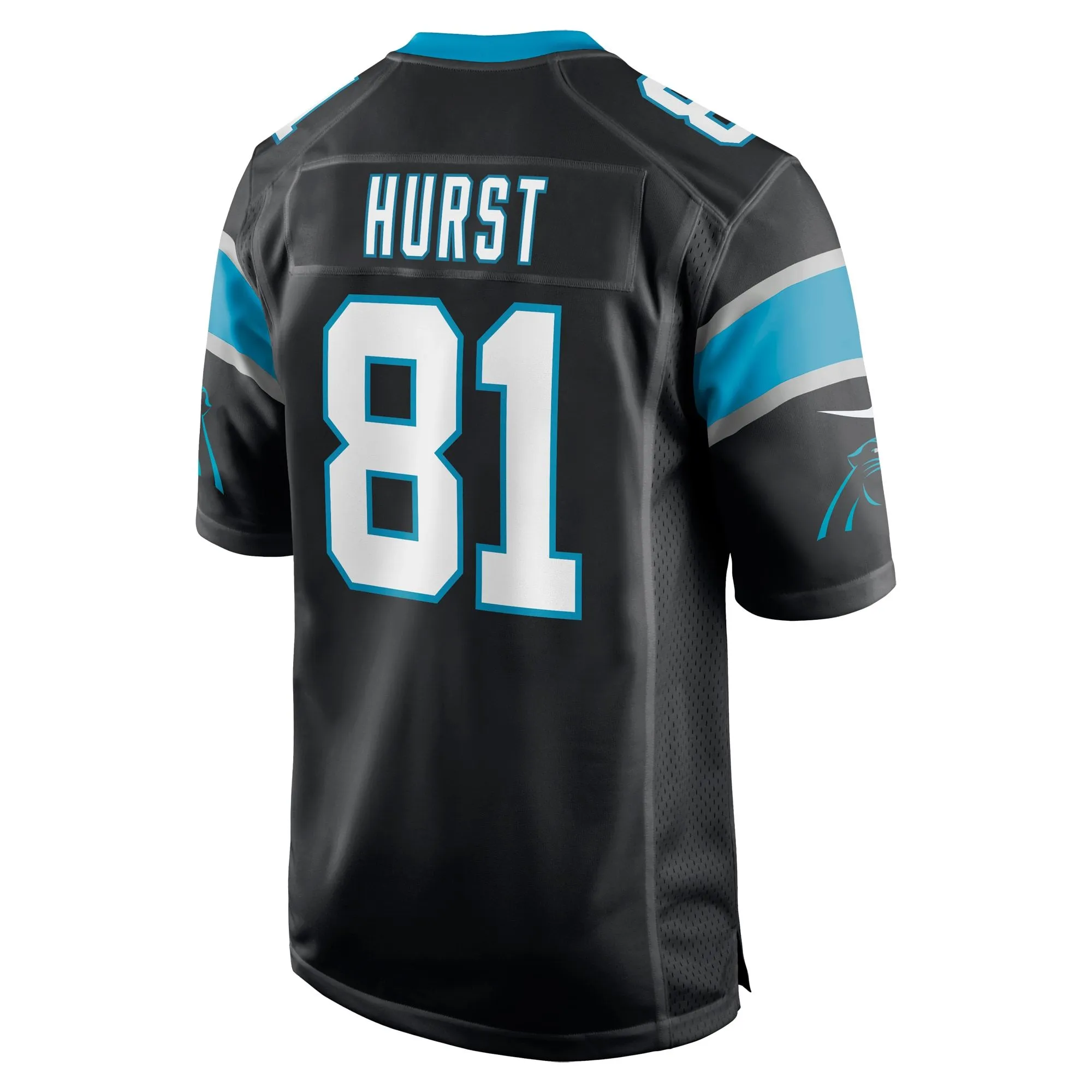 Hayden Hurst Carolina Panthers  Game Player Jersey - Black