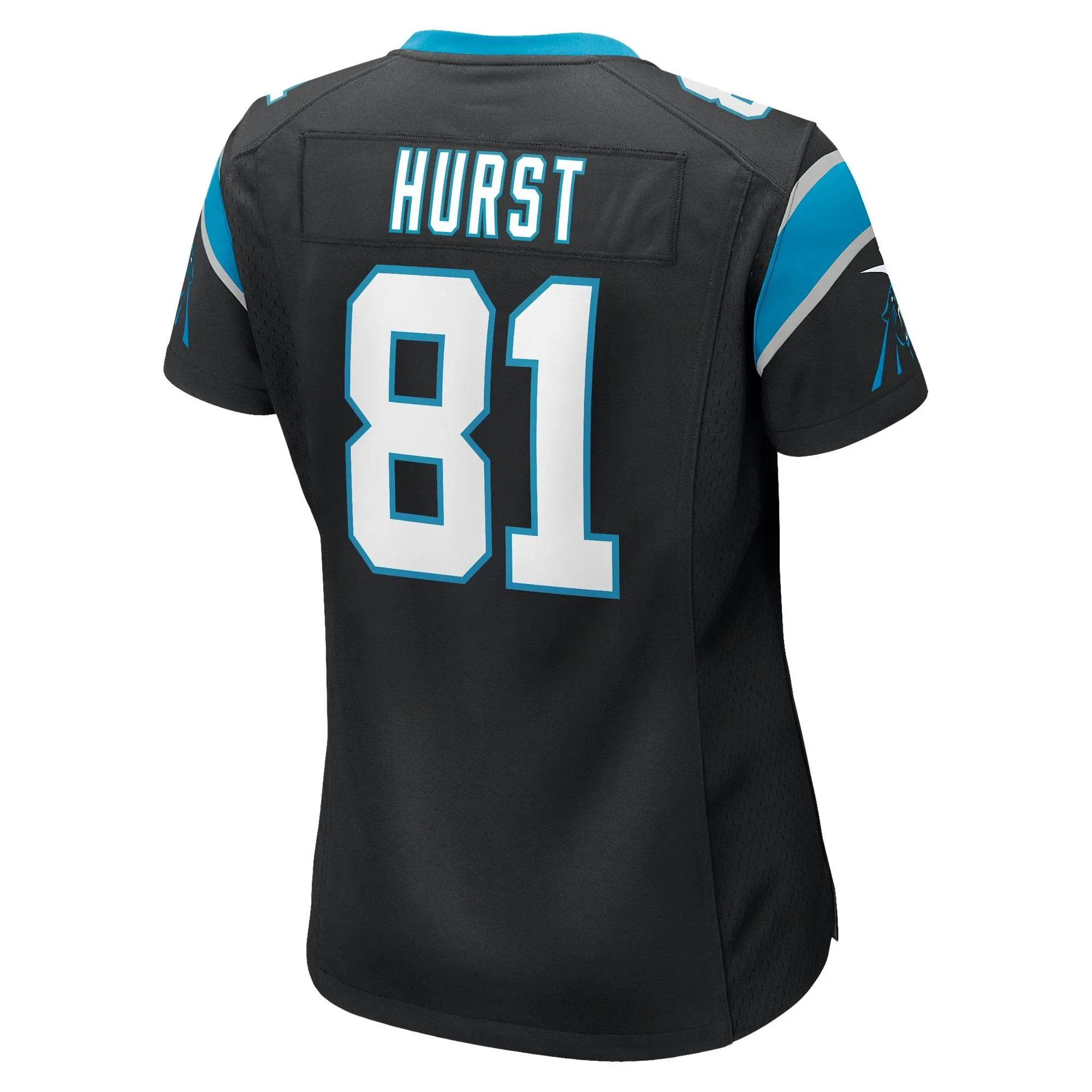 Hayden Hurst Carolina Panthers  Women's Game Player Jersey - Black