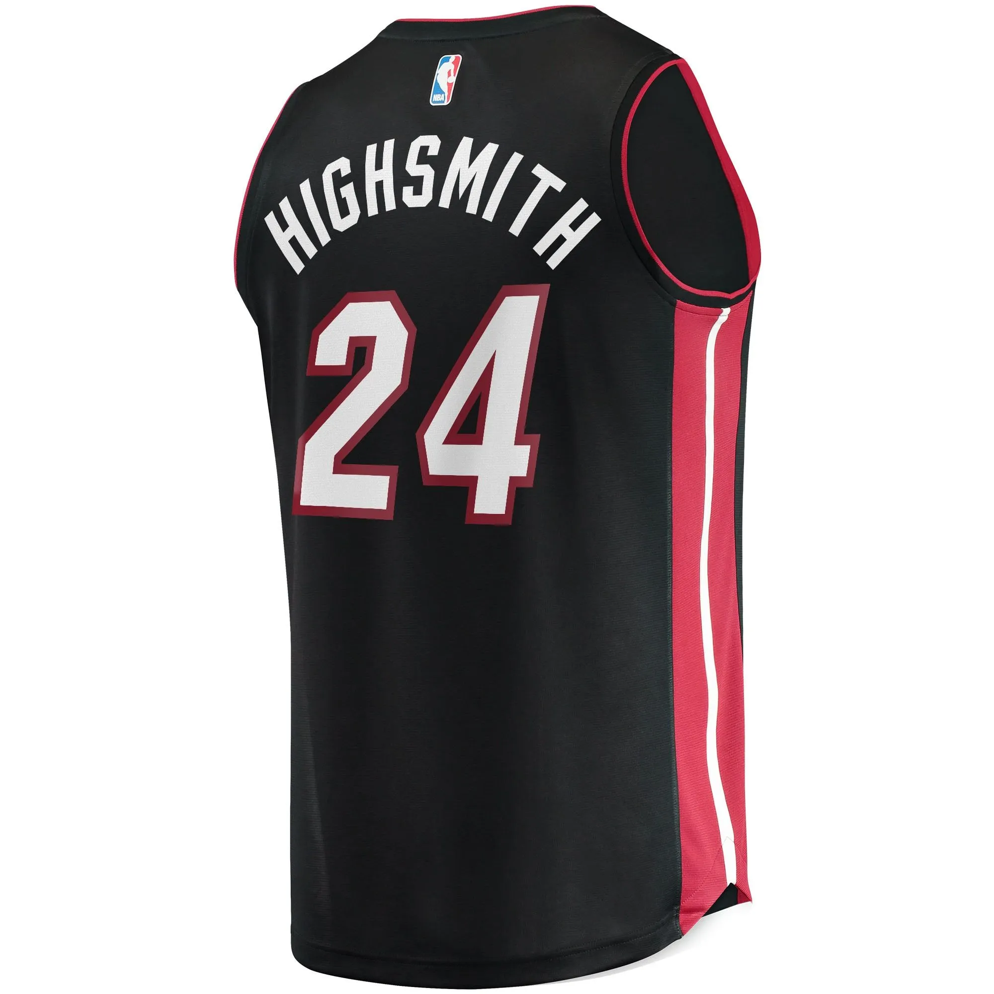 Haywood Highsmith Miami Heat Fanatics Branded 2021/22 Fast Break Replica Jersey - Icon Edition - Black