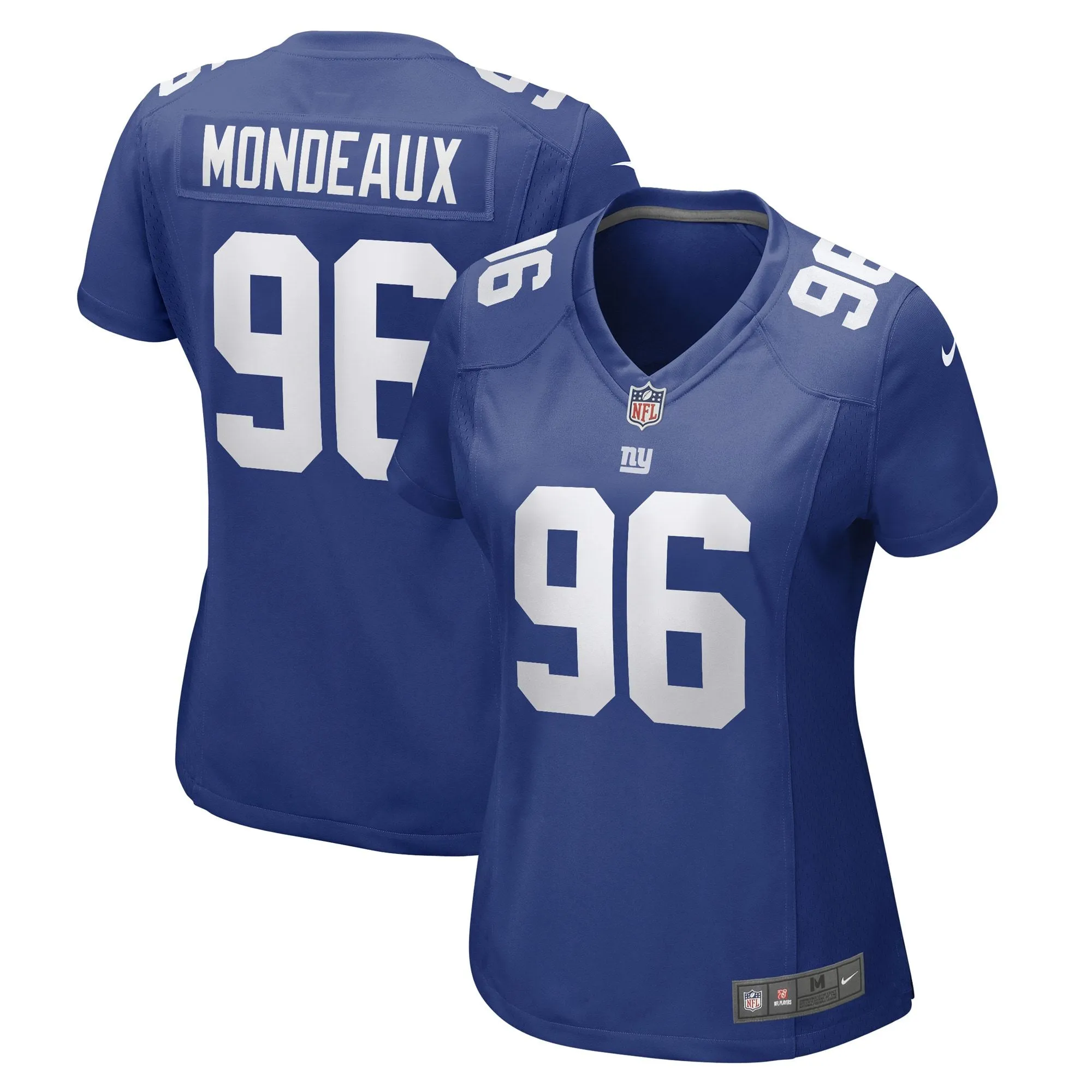 Henry Mondeaux New York Giants  Women's Game Player Jersey - Royal