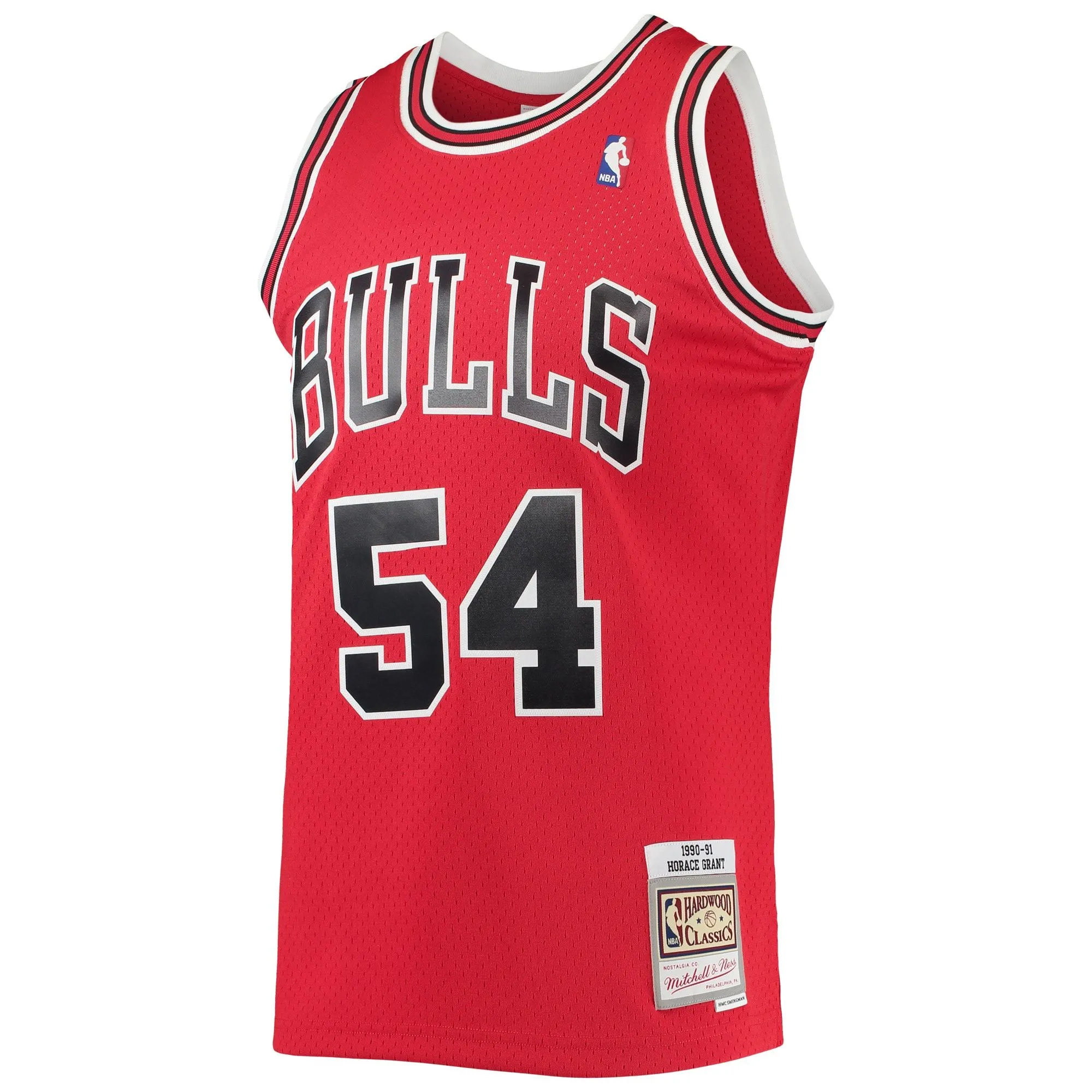 Horace Grant Chicago Bulls Mitchell & Ness 1990/91 Throwback Dark Swingman Jersey - Red