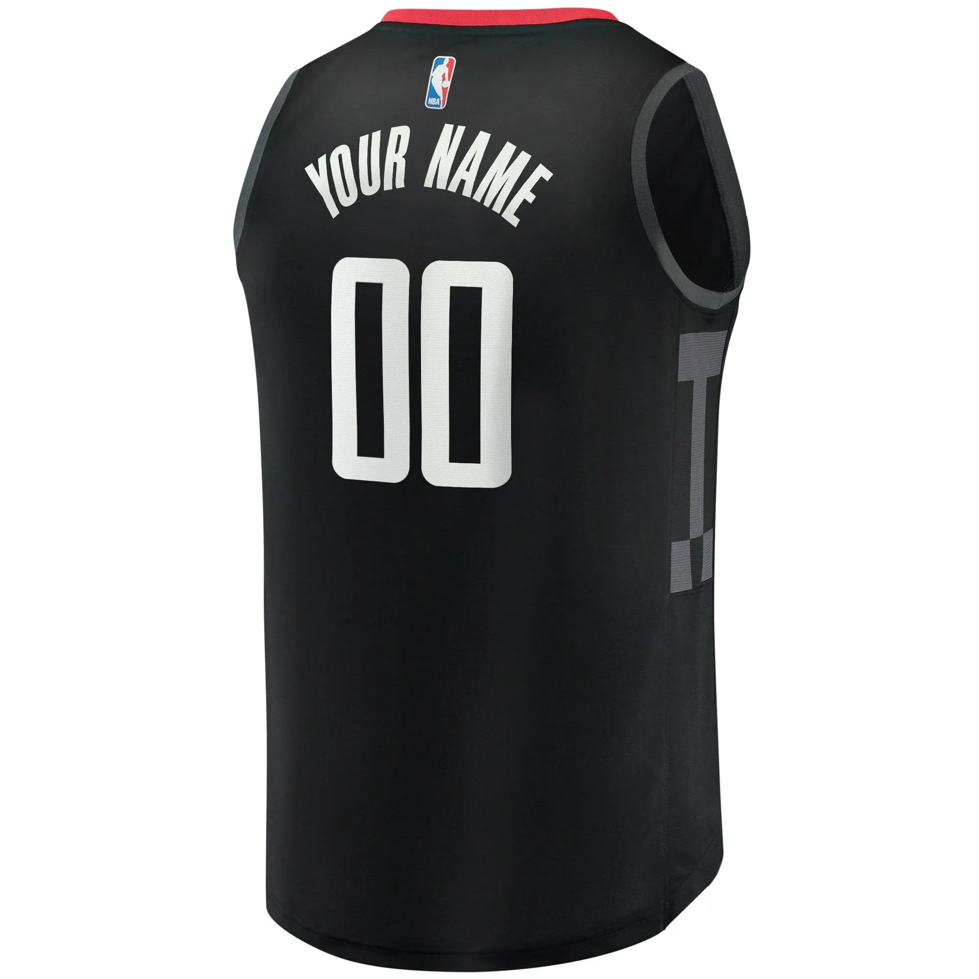 Houston Rockets Fanatics Branded Fast Break Replica Custom Jersey - Statement Edition - Black