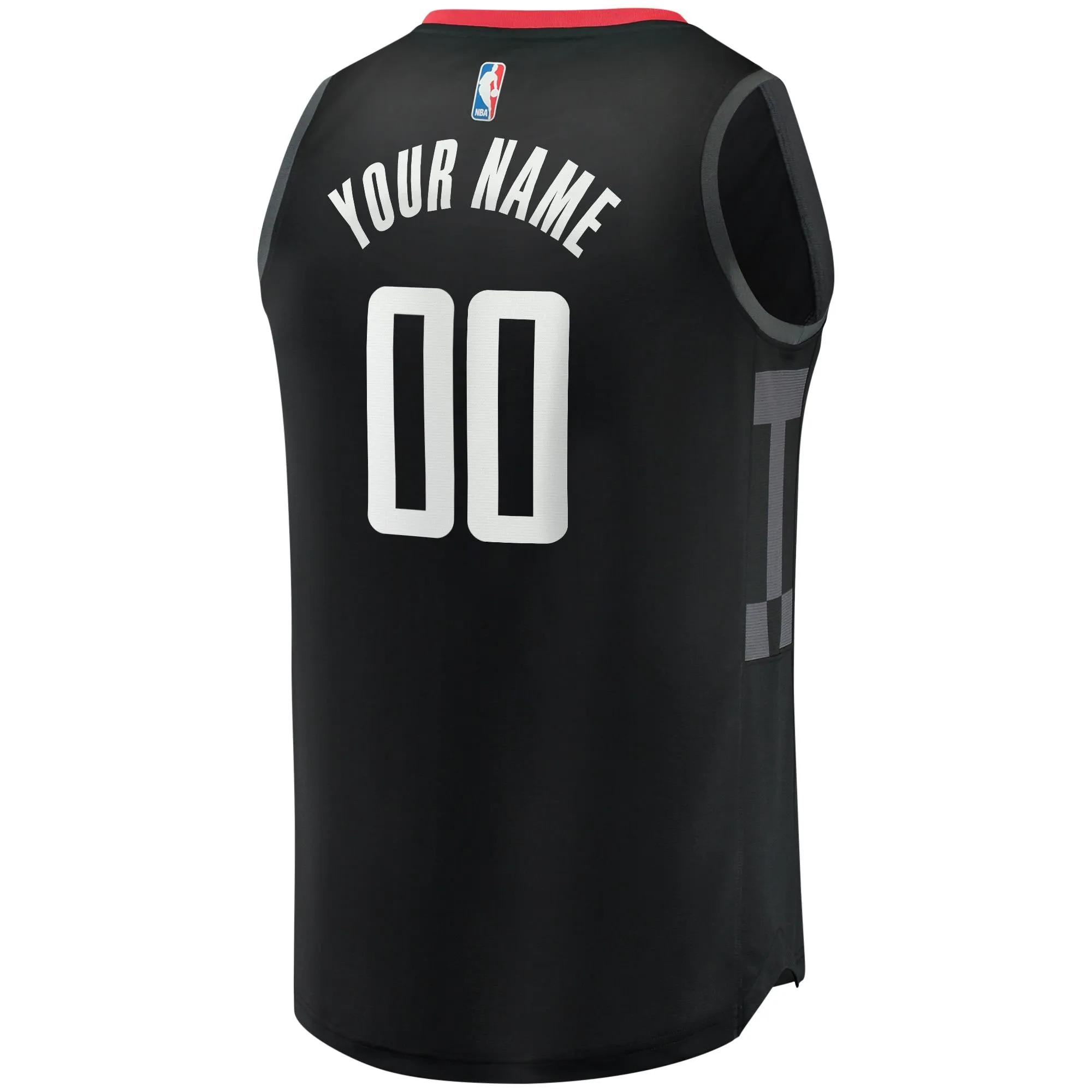 Houston Rockets Fanatics Branded Youth Fast Break Custom Replica Jersey - Statement Edition - Black