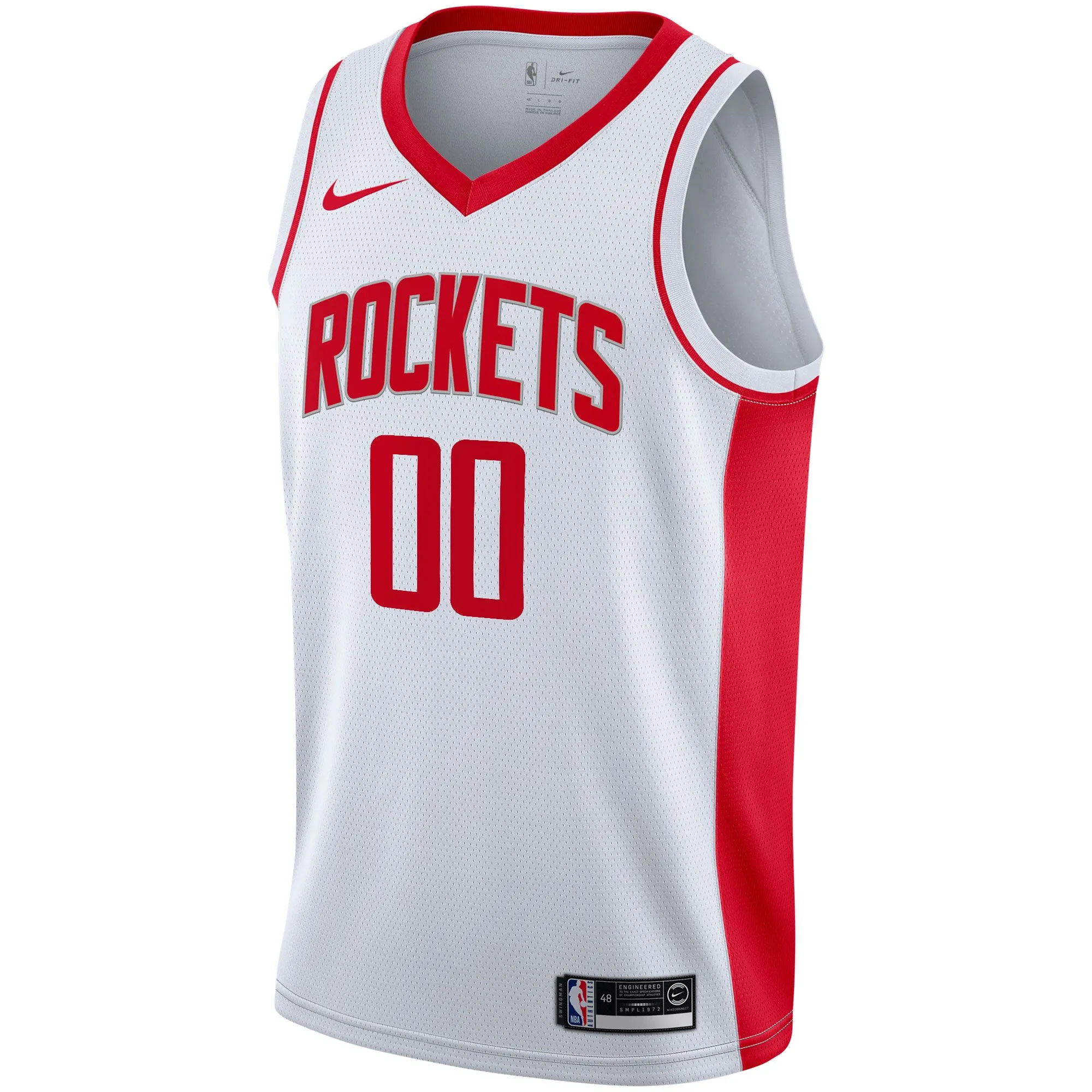 Houston Rockets  2020/21 Swingman Custom Jersey - Association Edition - White