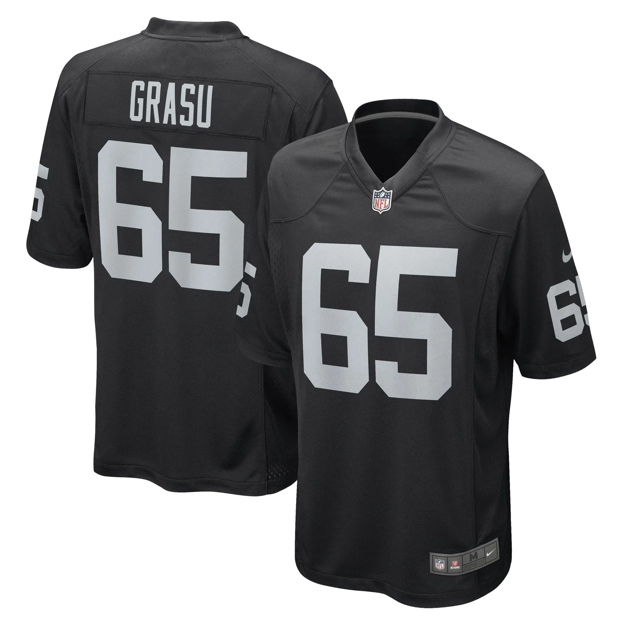 Hroniss Grasu Las Vegas Raiders  Game Player Jersey - Black