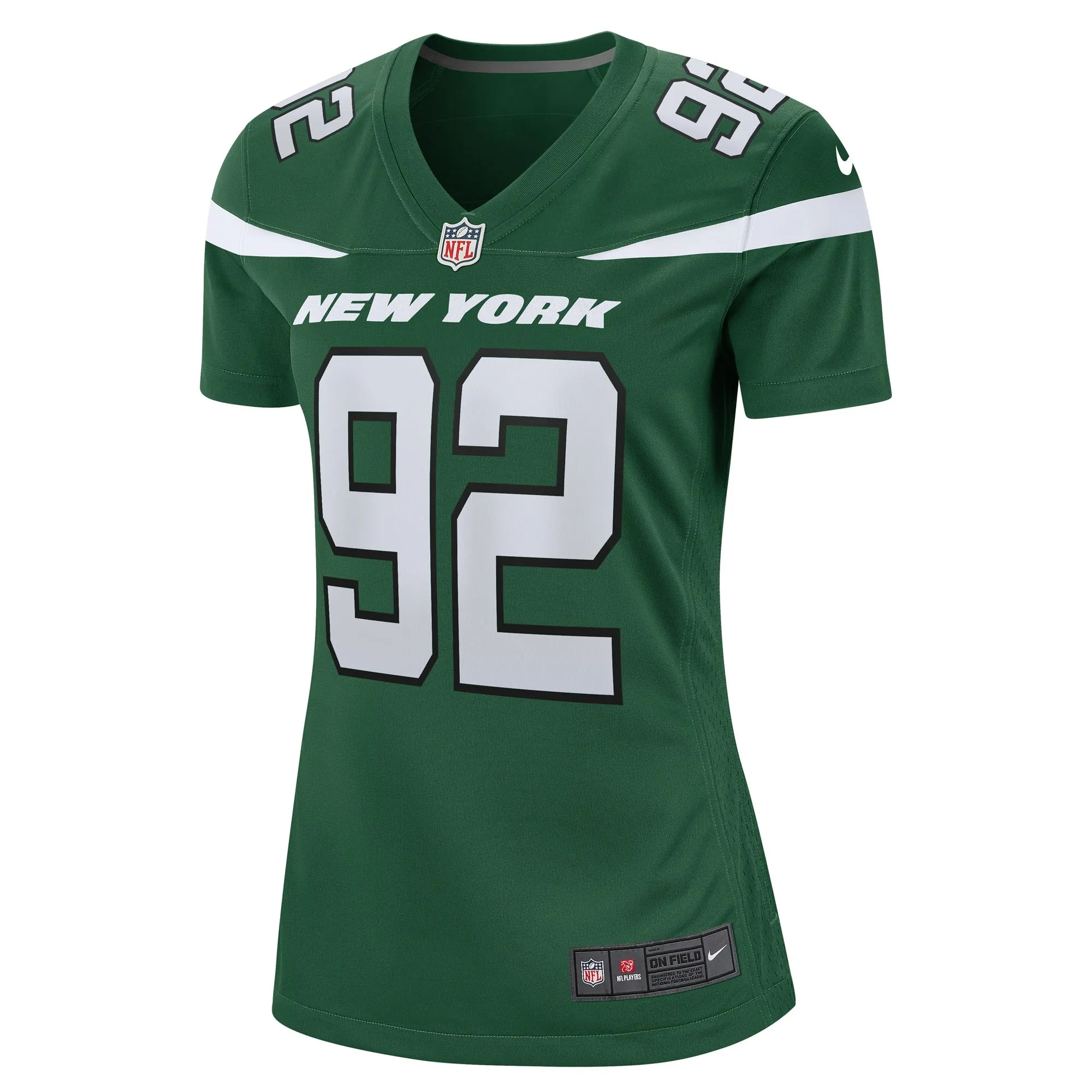 Ifeadi Odenigbo New York Jets  Women's  Game Jersey - Gotham Green