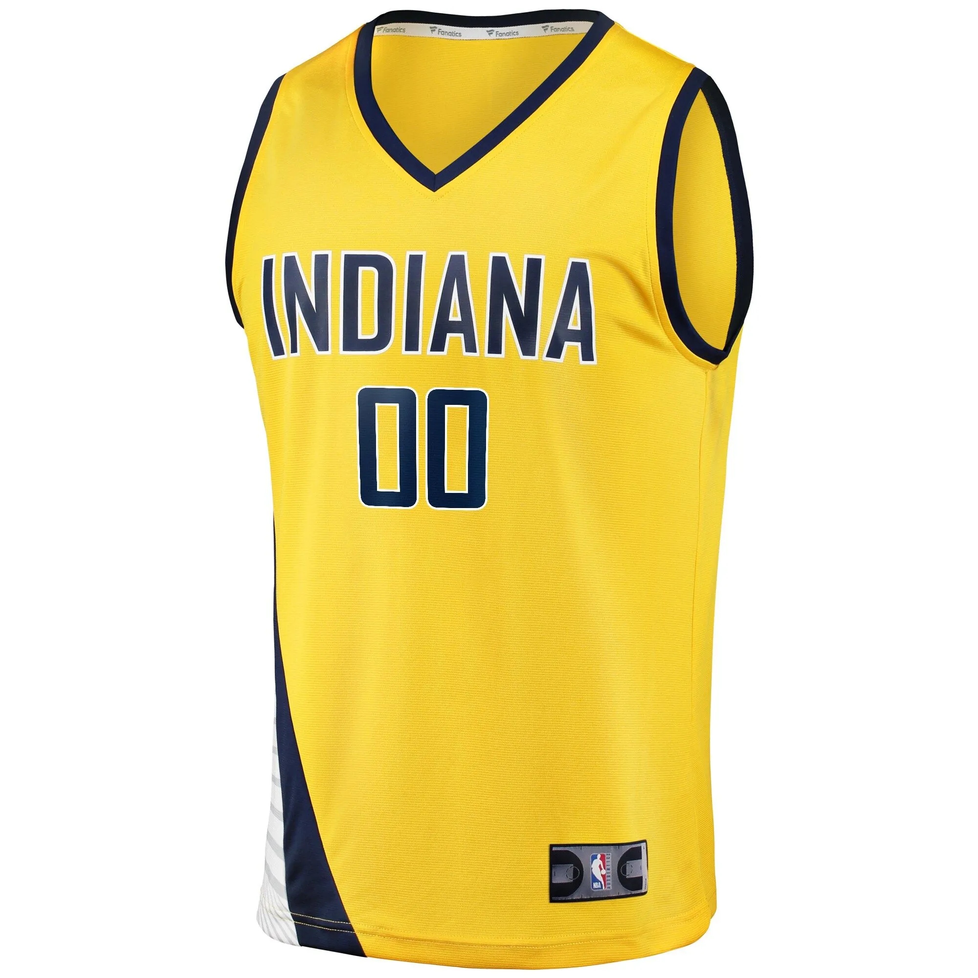 Indiana Pacers Fanatics Branded Youth Fast Break Replica Custom Jersey - Statement Edition - Gold