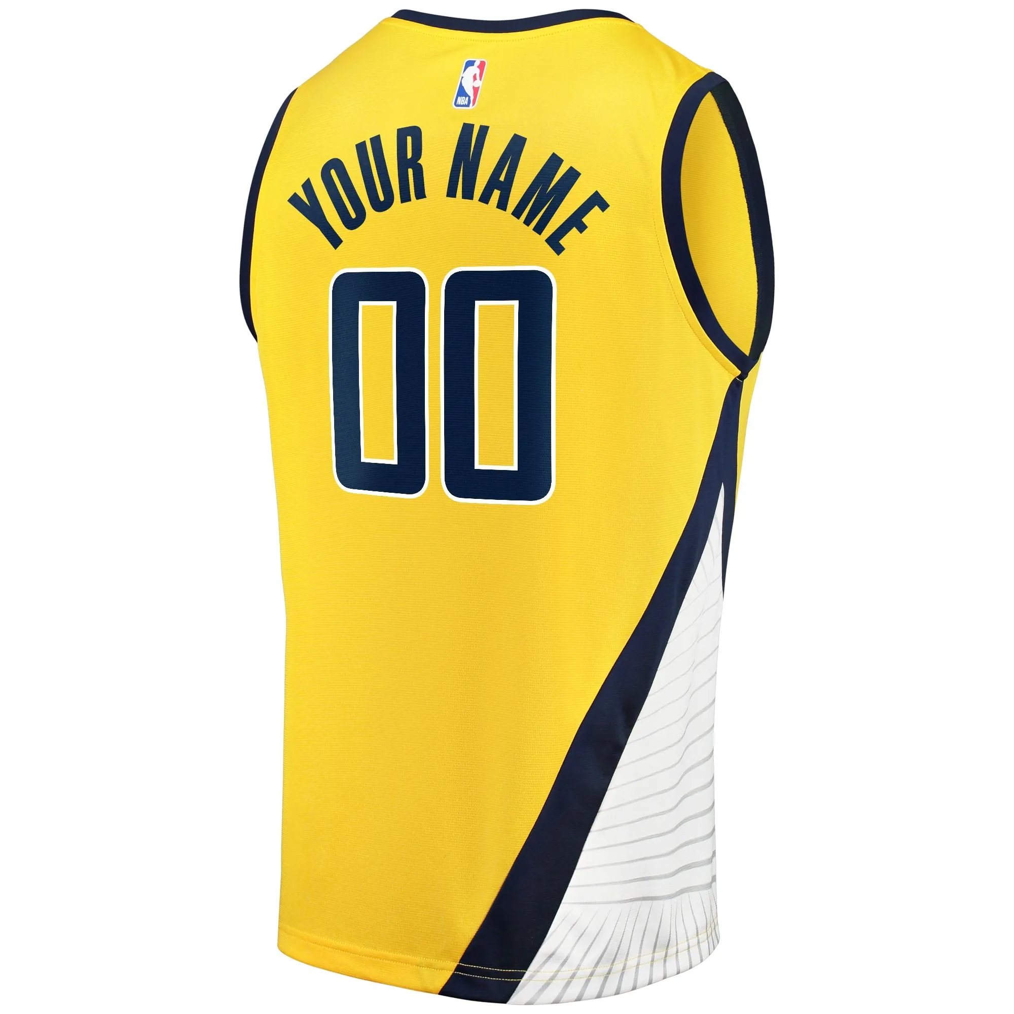 Indiana Pacers Fanatics Branded Youth Fast Break Replica Custom Jersey - Statement Edition - Gold