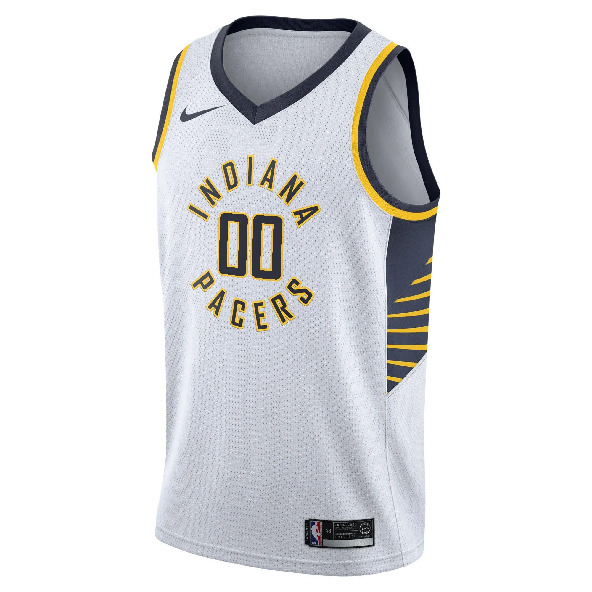 Indiana Pacers  2020/21 Swingman Custom Jersey - Association Edition - White