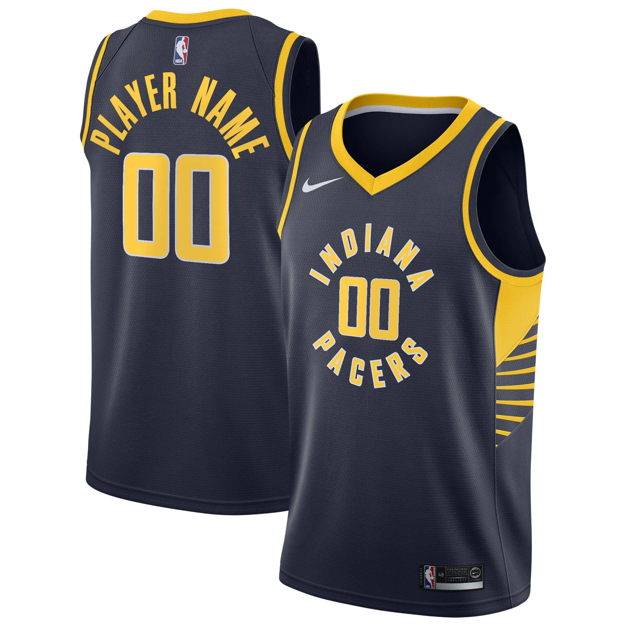 Indiana Pacers  2020/21 Swingman Custom Jersey - Icon Edition - Navy