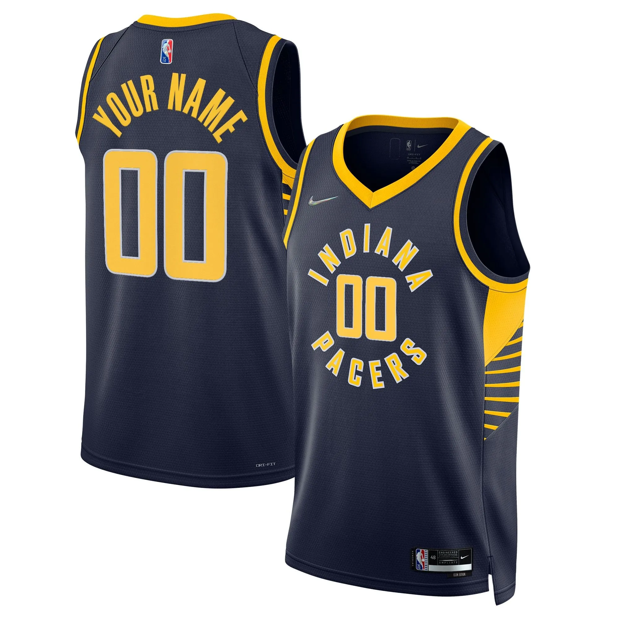 Indiana Pacers  2021/22 Diamond Swingman Custom Jersey - Icon Edition - Navy