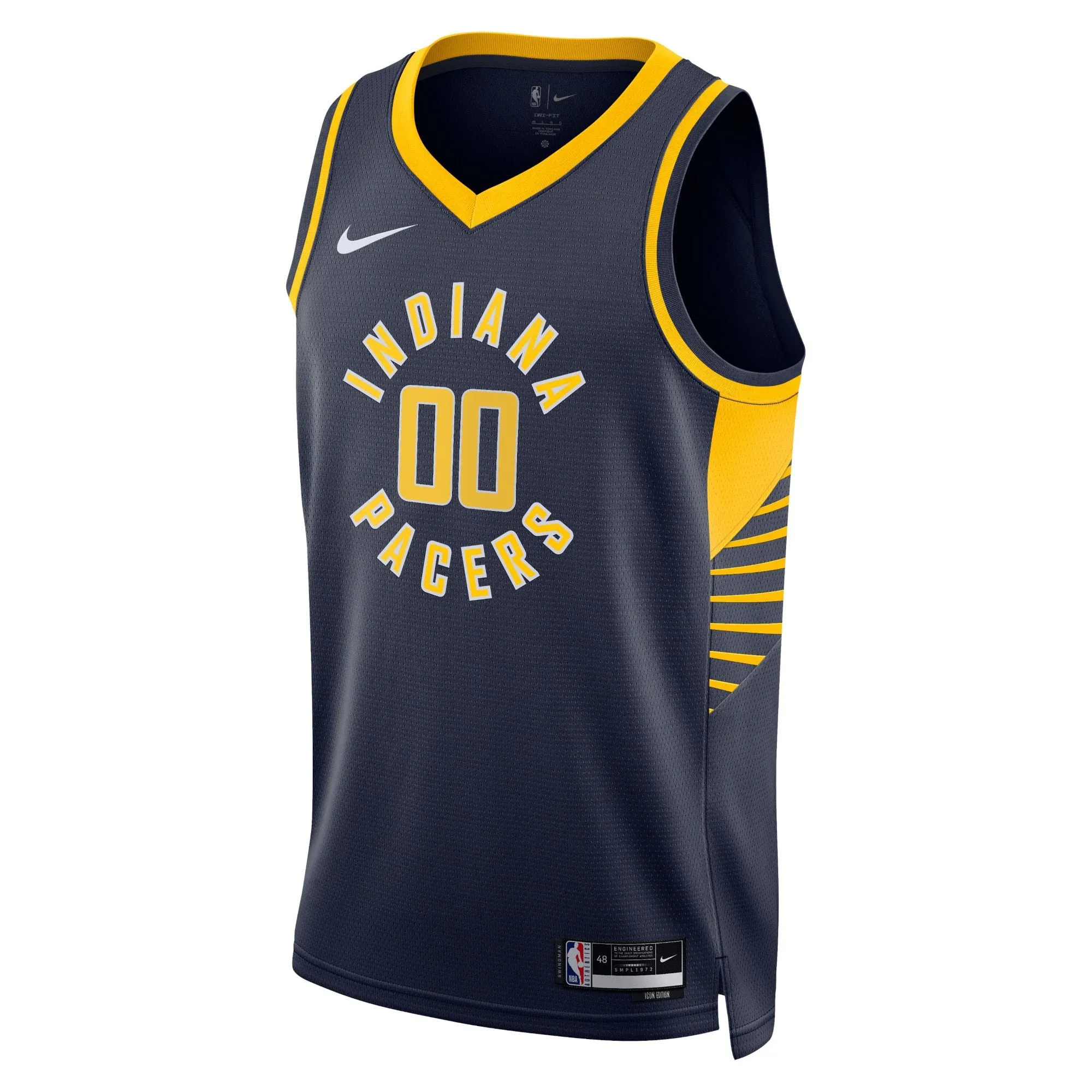 Indiana Pacers  Unisex 2022/23 Swingman Custom Jersey Navy - Icon Edition