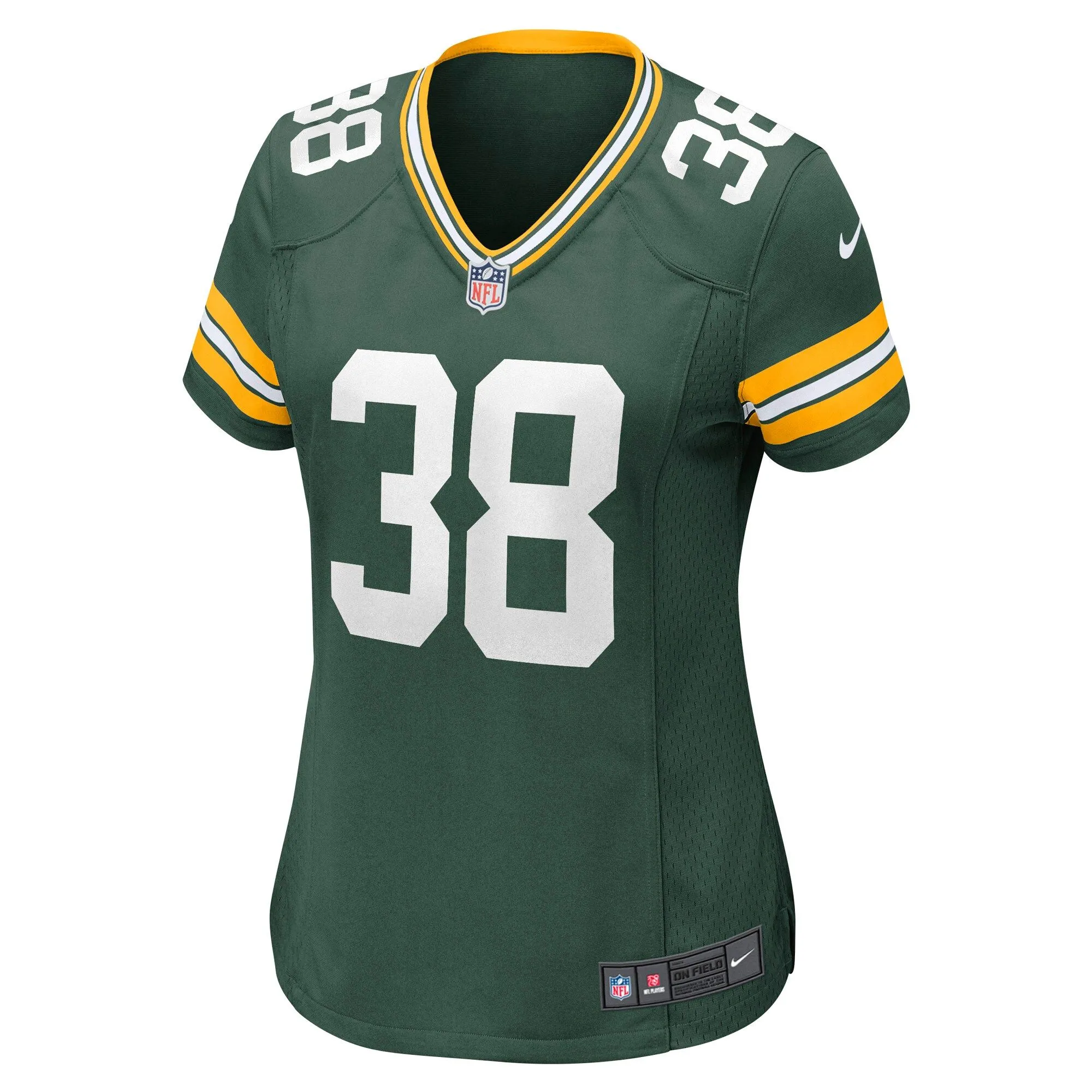 Innis Gaines Green Bay Packers  Women's Game Jersey - Green