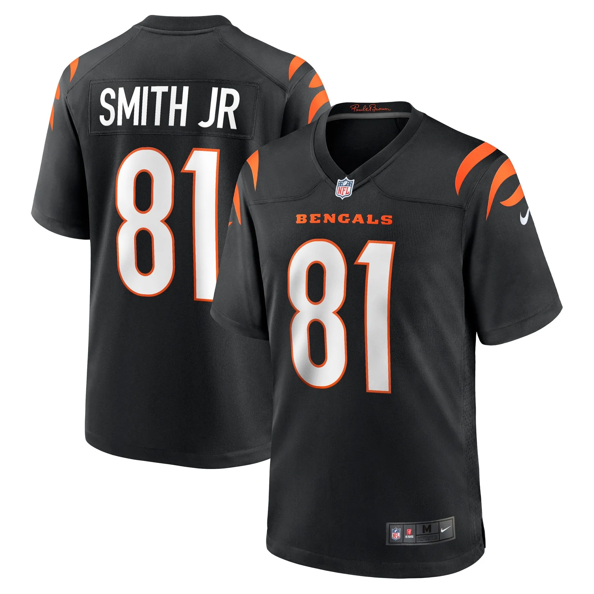 Irv Smith Jr. Cincinnati Bengals  Game Jersey - Black