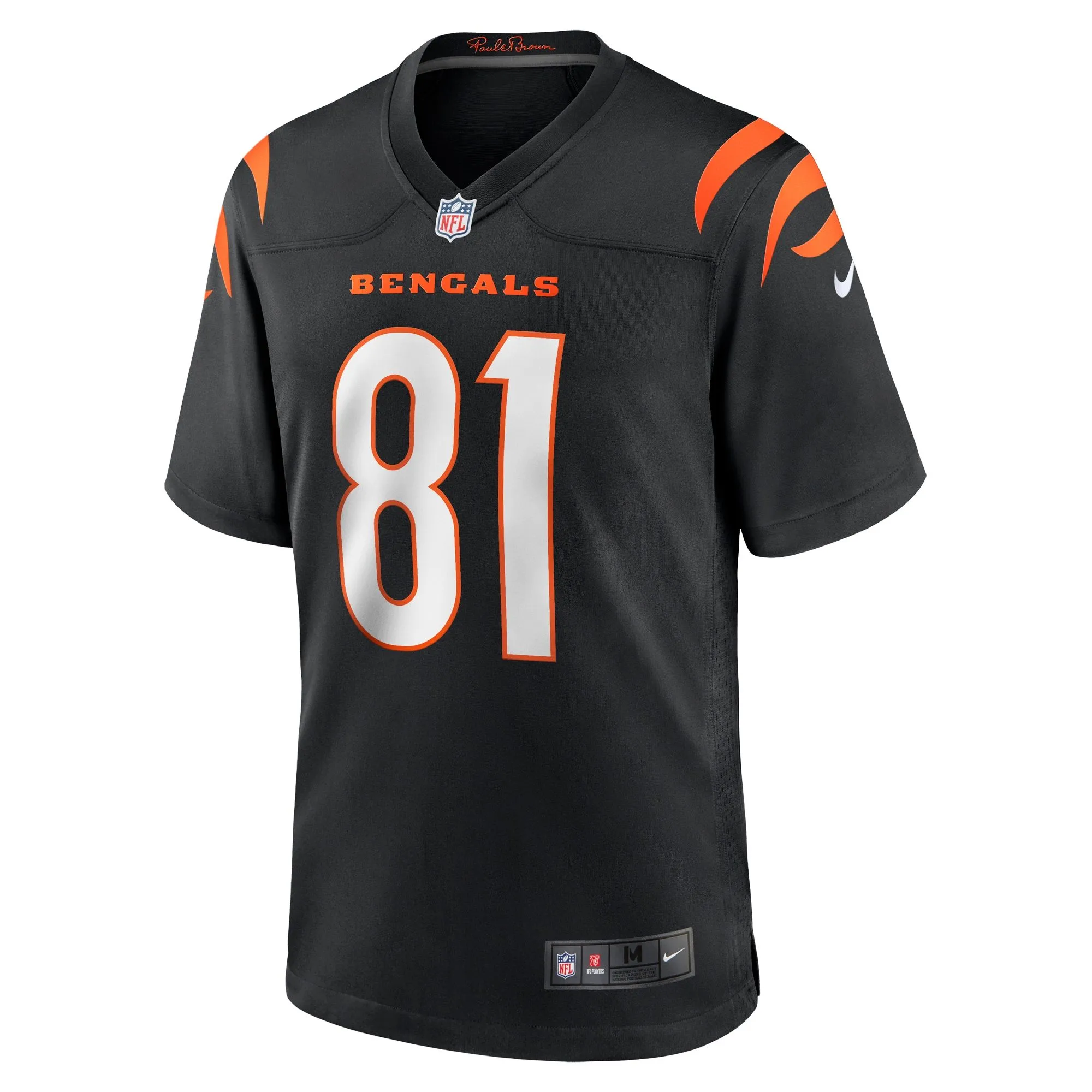 Irv Smith Jr. Cincinnati Bengals  Game Jersey - Black