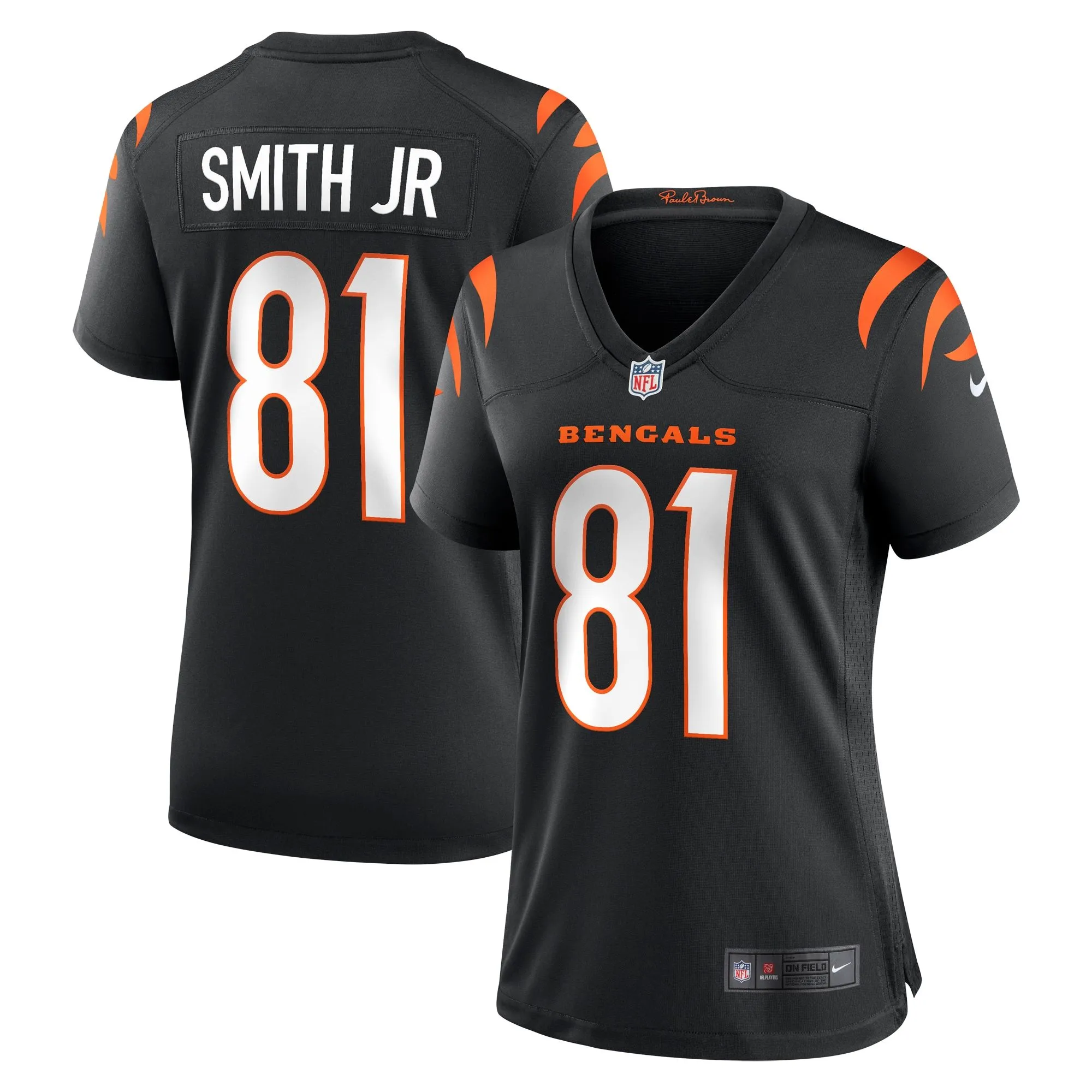 Irv Smith Jr. Cincinnati Bengals  Women's Game Jersey - Black