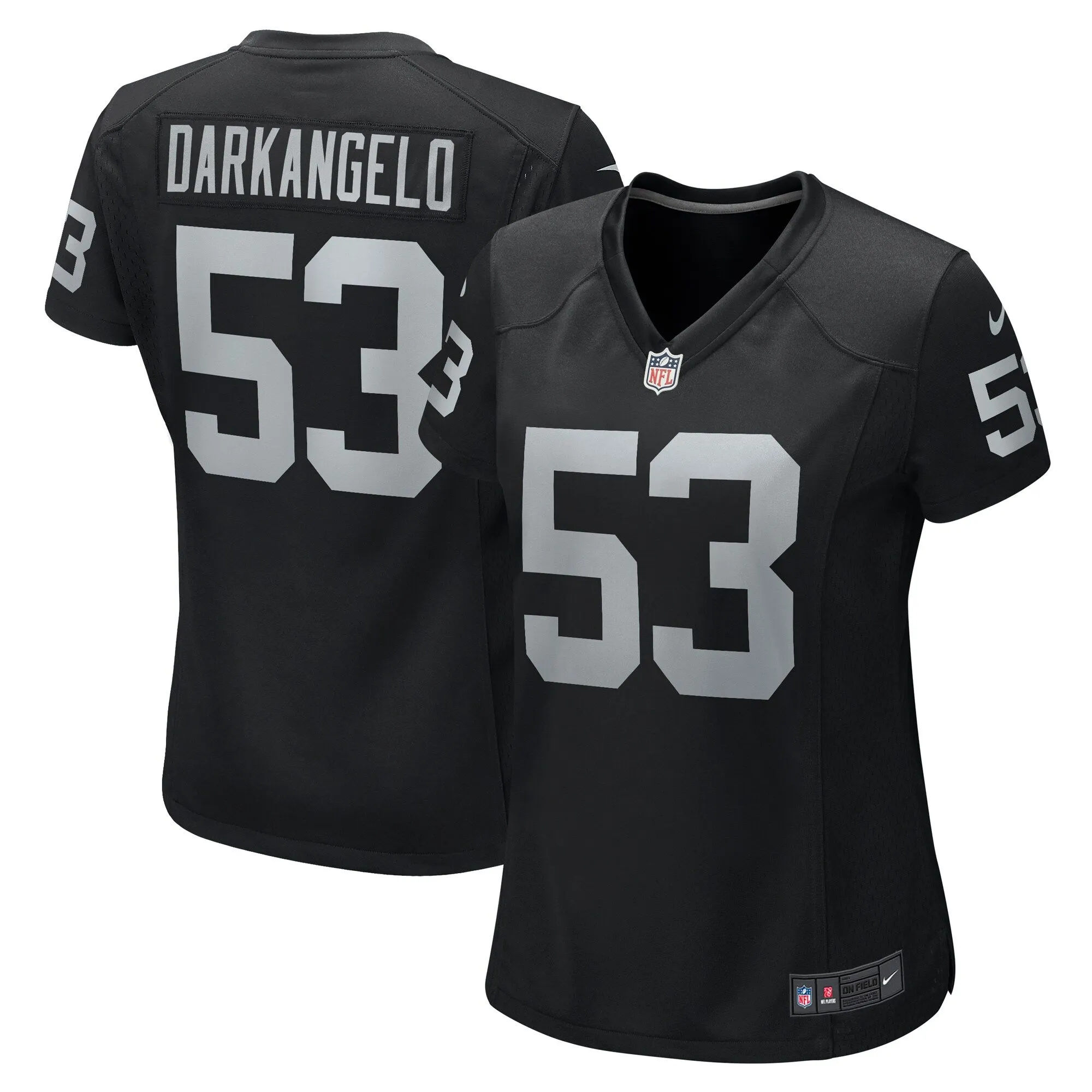 Isaac Darkangelo Las Vegas Raiders  Women's Team Game Jersey -  Black