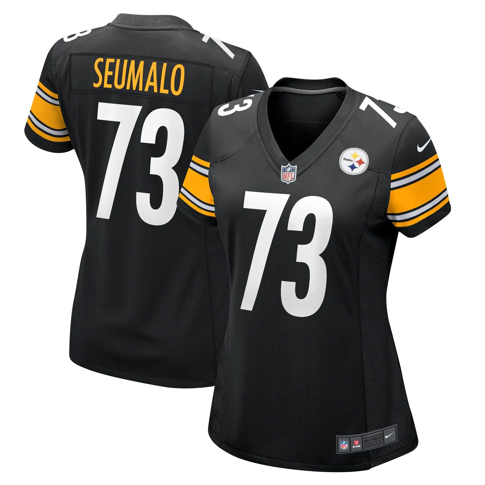 Isaac Seumalo Pittsburgh Steelers  Women's  Game Jersey -  Black