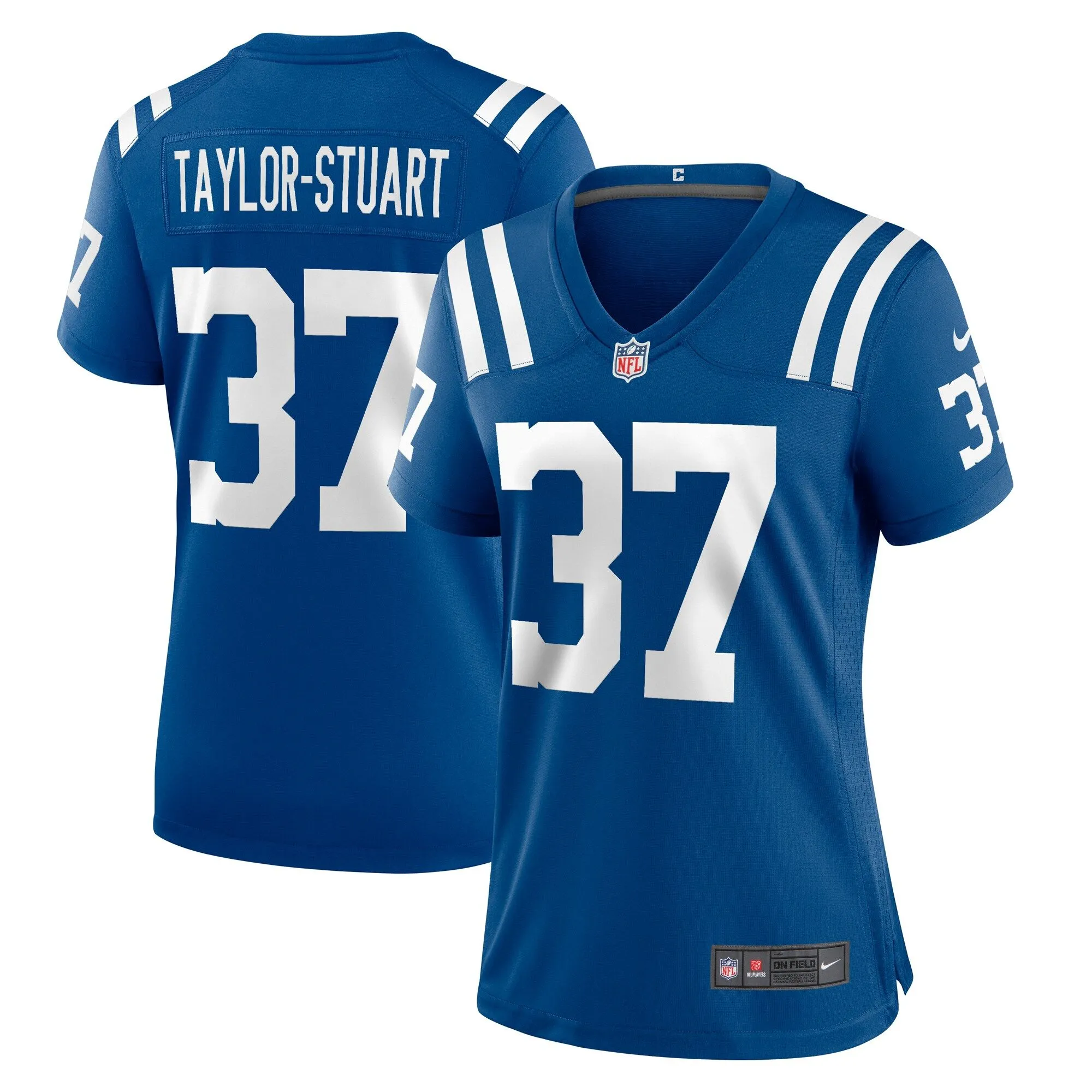 Isaac Taylor-Stuart Indianapolis Colts  Women's Team Game Jersey -  Royal