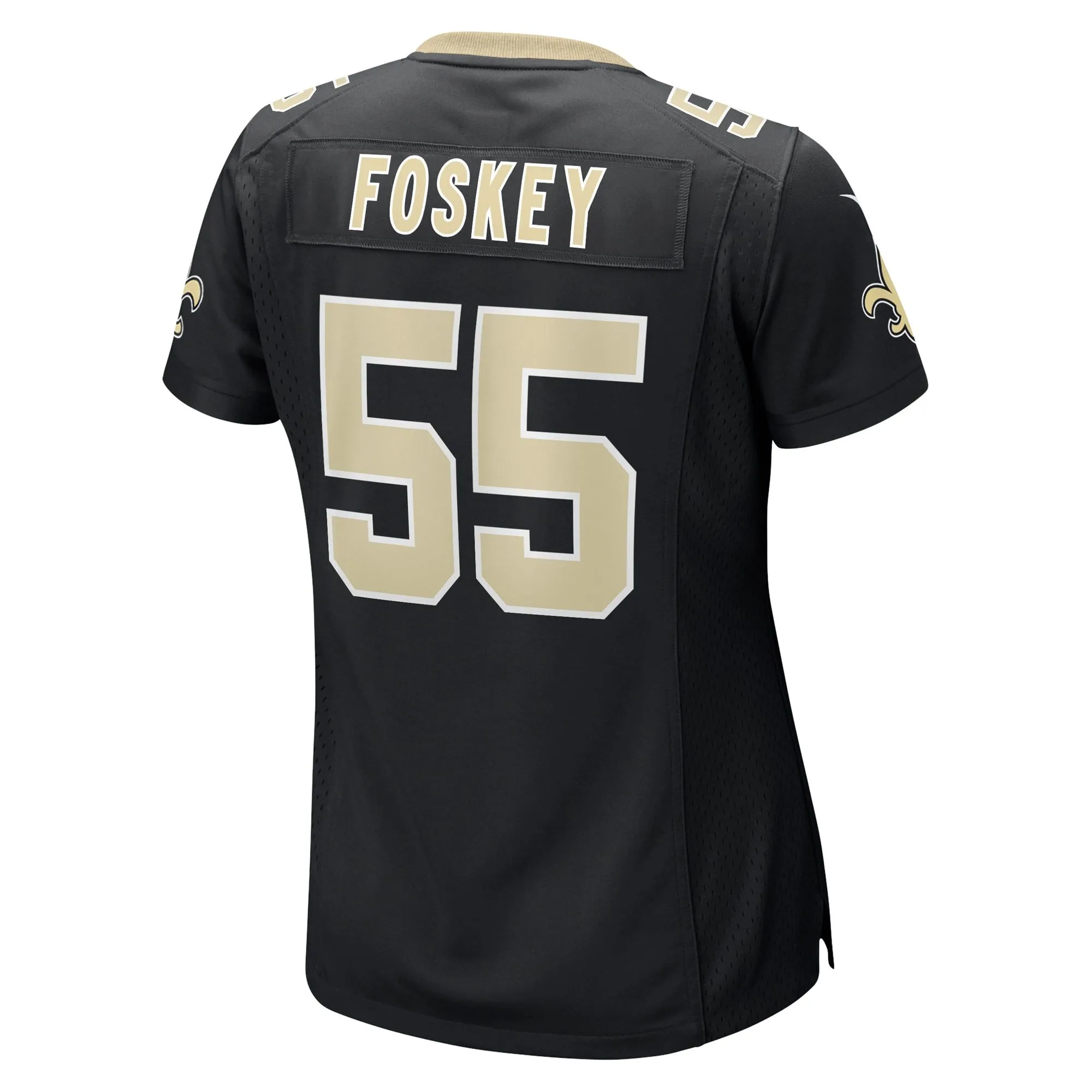 Isaiah Foskey New Orleans Saints  Women's Team Game Jersey -  Black