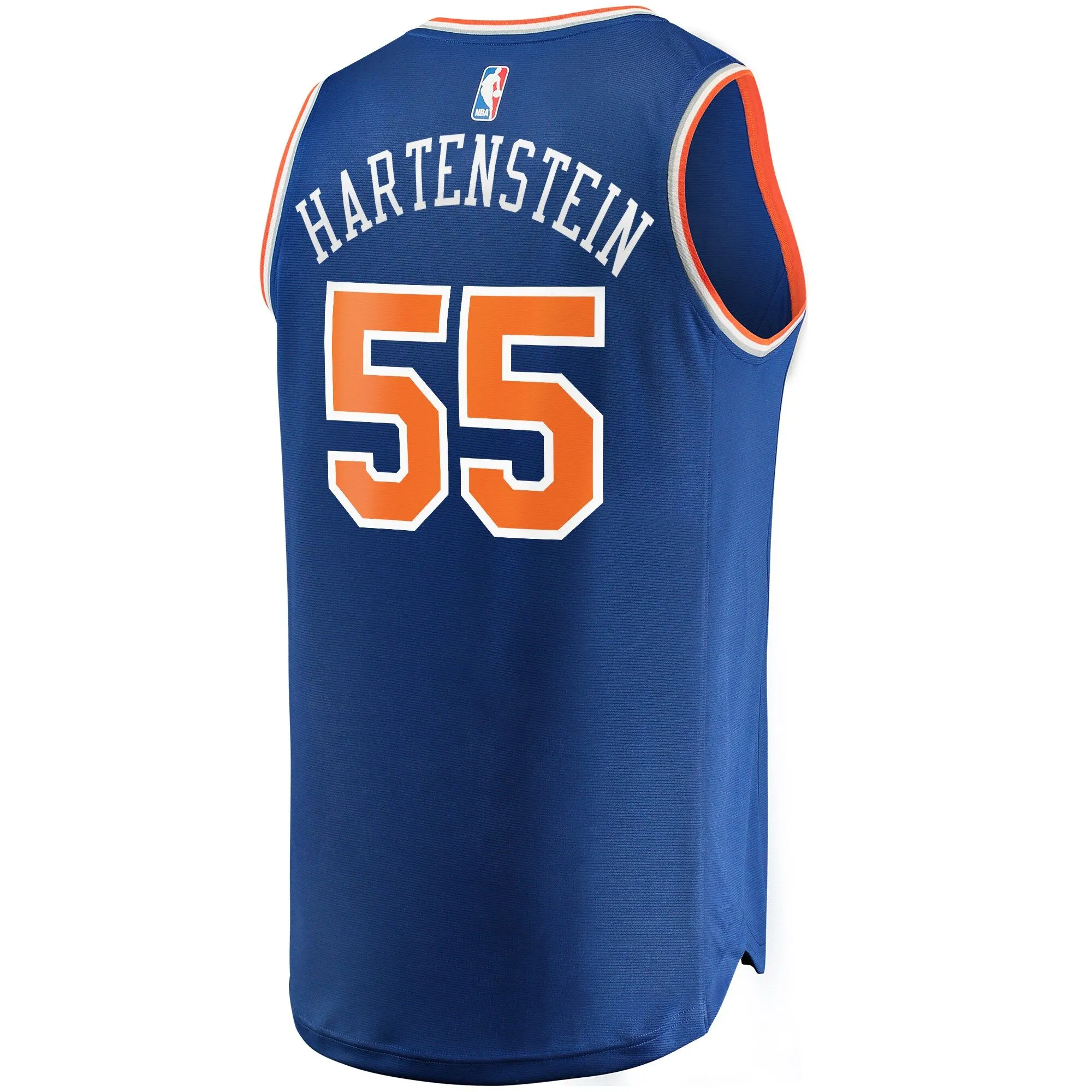 Isaiah Hartenstein New York Knicks Fanatics Branded Fast Break Replica Jersey - Icon Edition - Blue