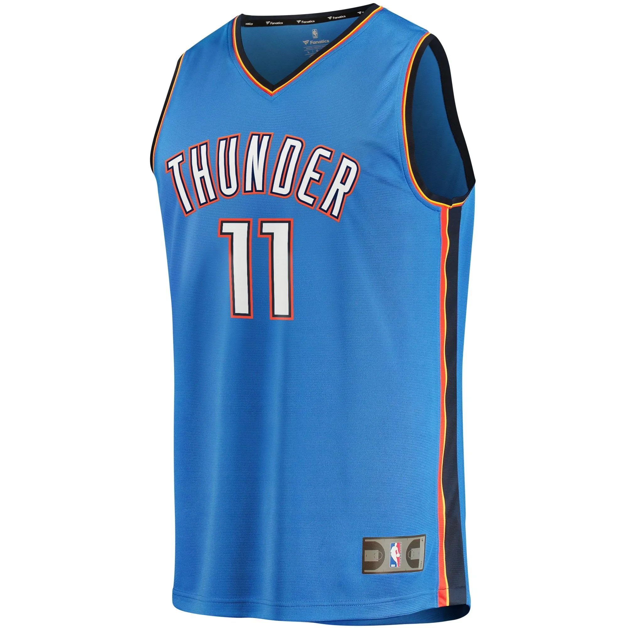 Isaiah Joe Oklahoma City Thunder Fanatics Branded Youth Fast Break Player Jersey - Icon Edition - Blue