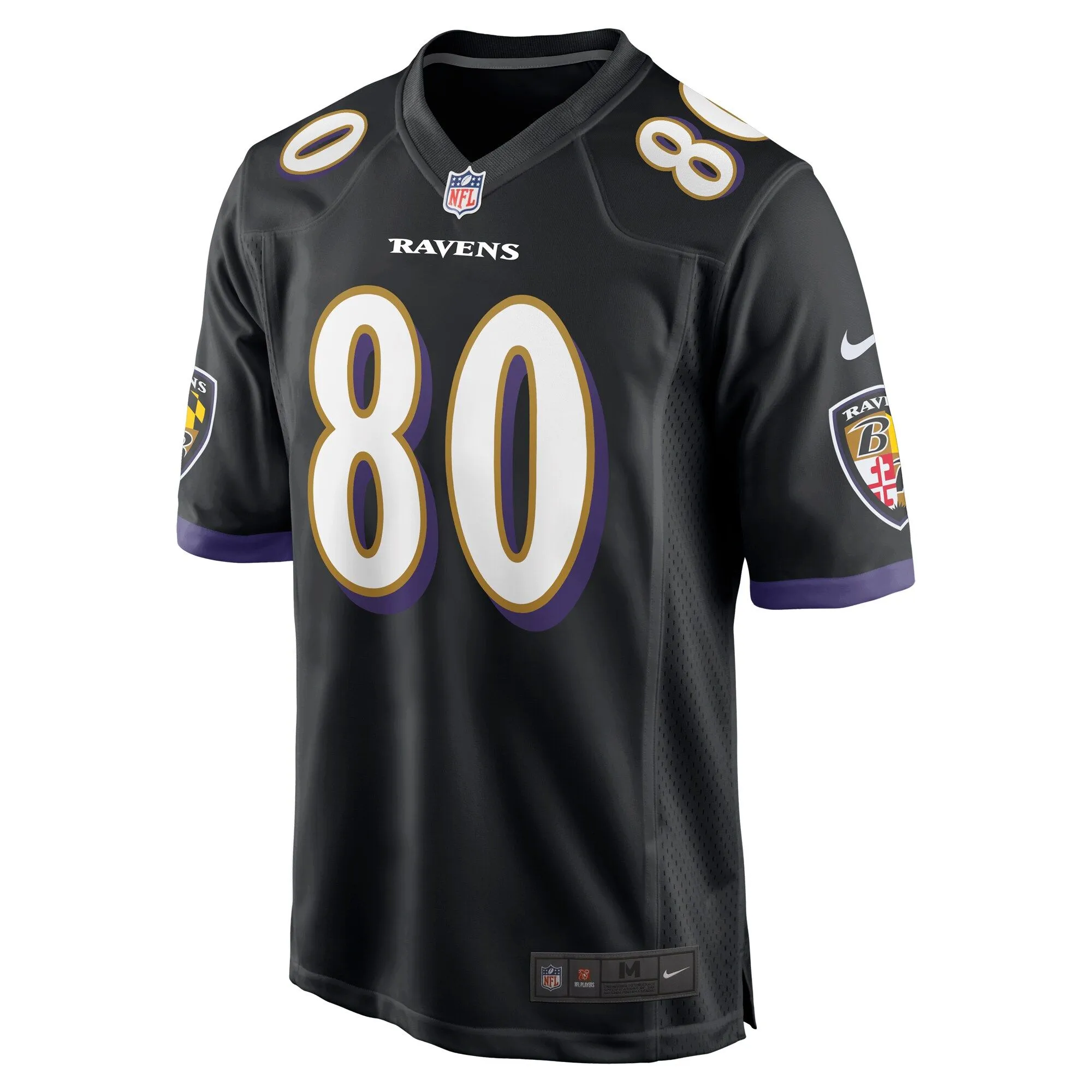 Isaiah Likely Baltimore Ravens  Alternate Game Jersey - Black