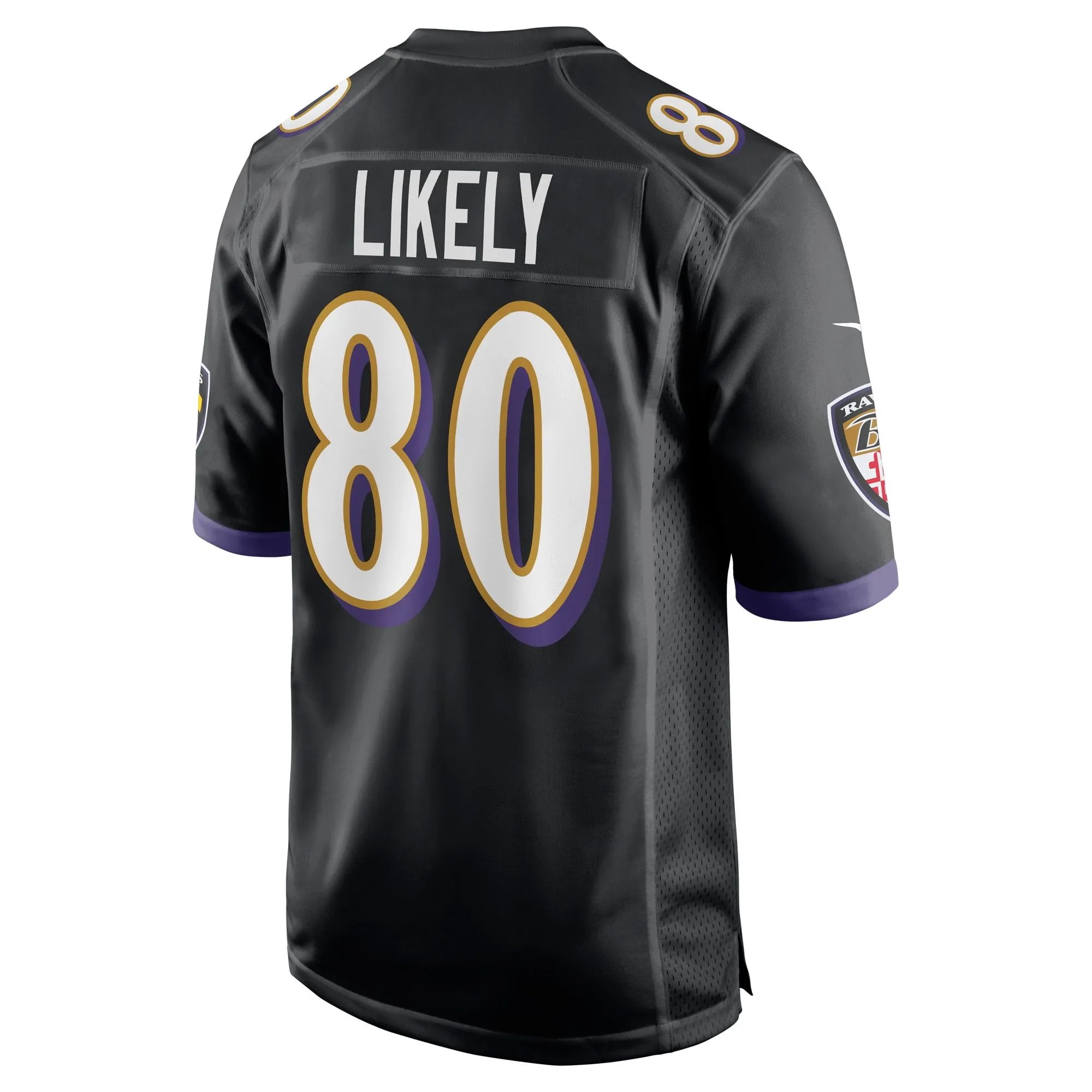 Isaiah Likely Baltimore Ravens  Alternate Game Jersey - Black