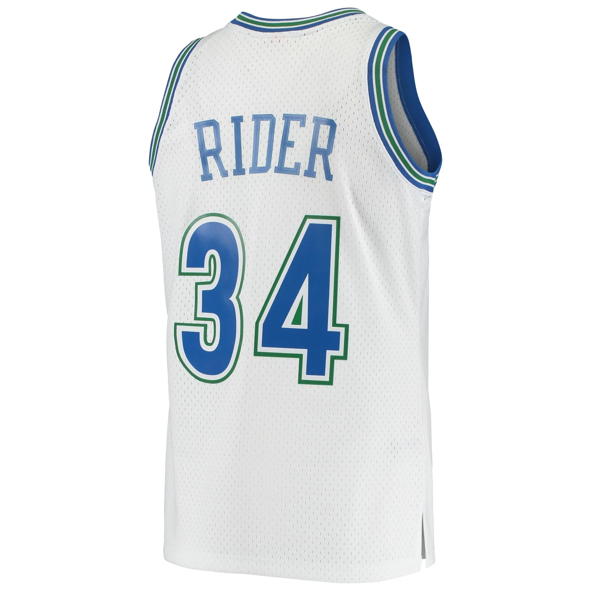 Isaiah Rider Minnesota Timberwolves Mitchell & Ness 1995/96 Hardwood Classics Swingman Jersey - White