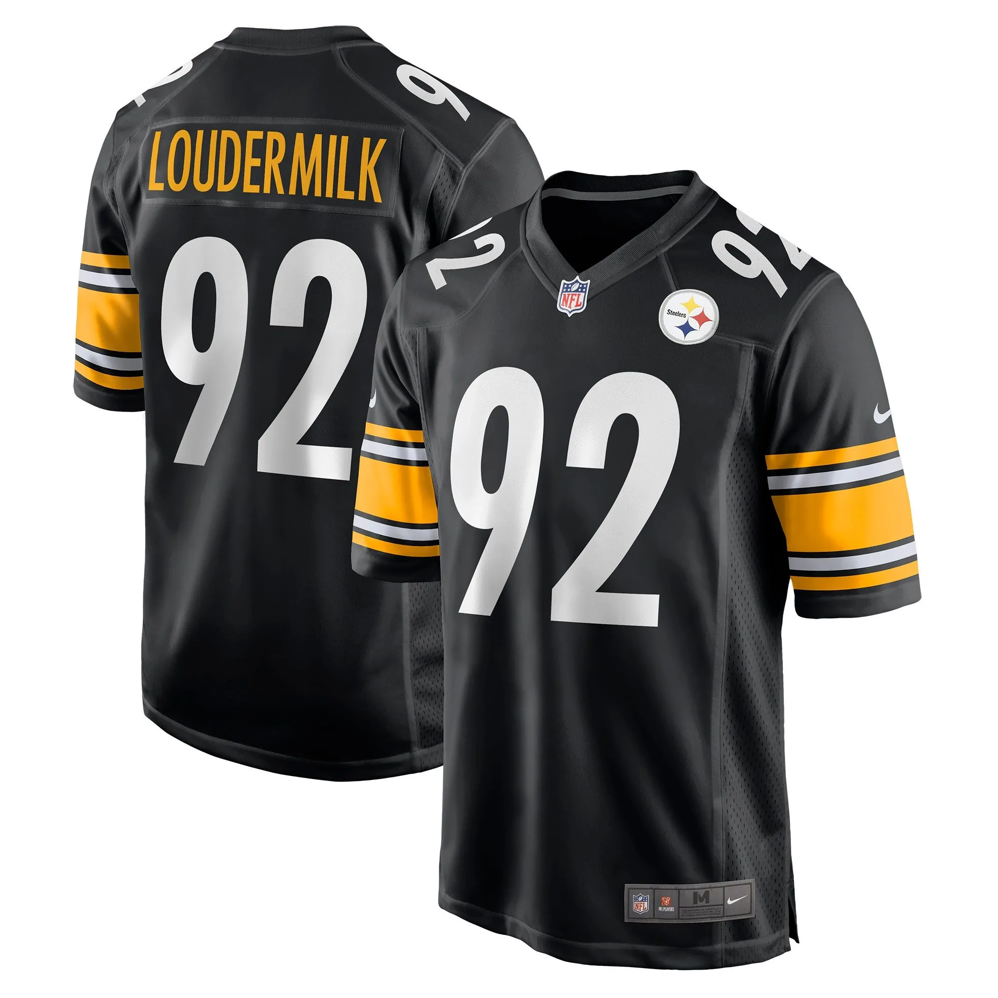 Isaiahh Loudermilk Pittsburgh Steelers  Game Jersey - Black