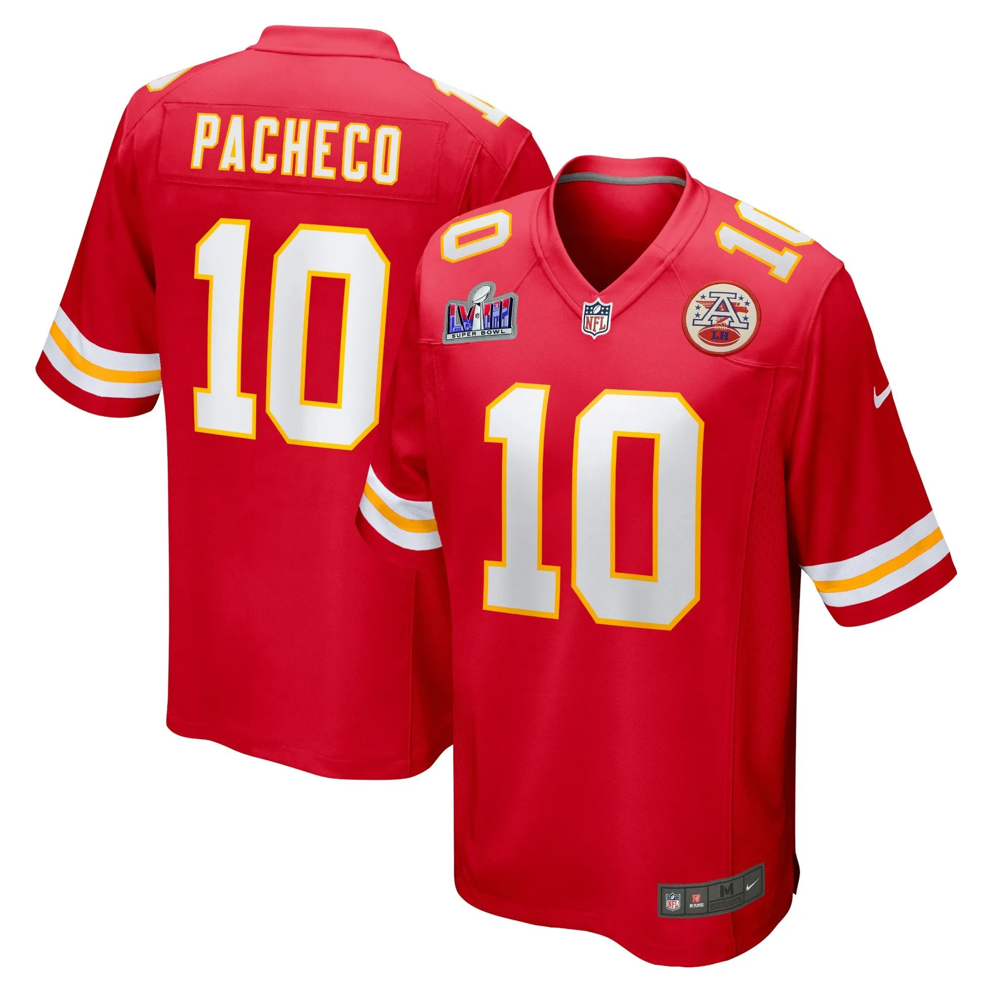 Isiah Pacheco Kansas City Chiefs  Super Bowl LVIII Game Jersey - Red