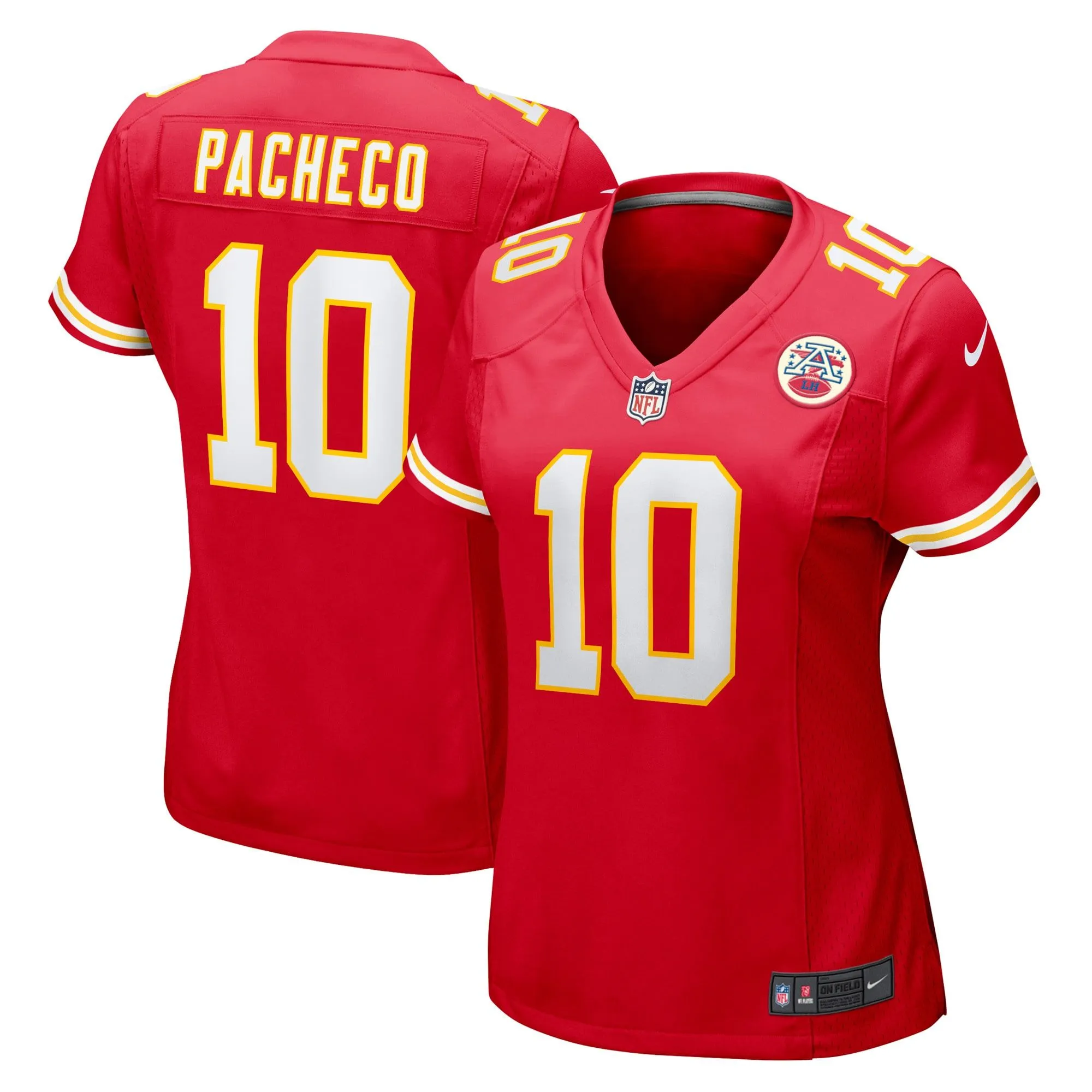 Isiah Pacheco Kansas City Chiefs  Women's Game Player Jersey - Red