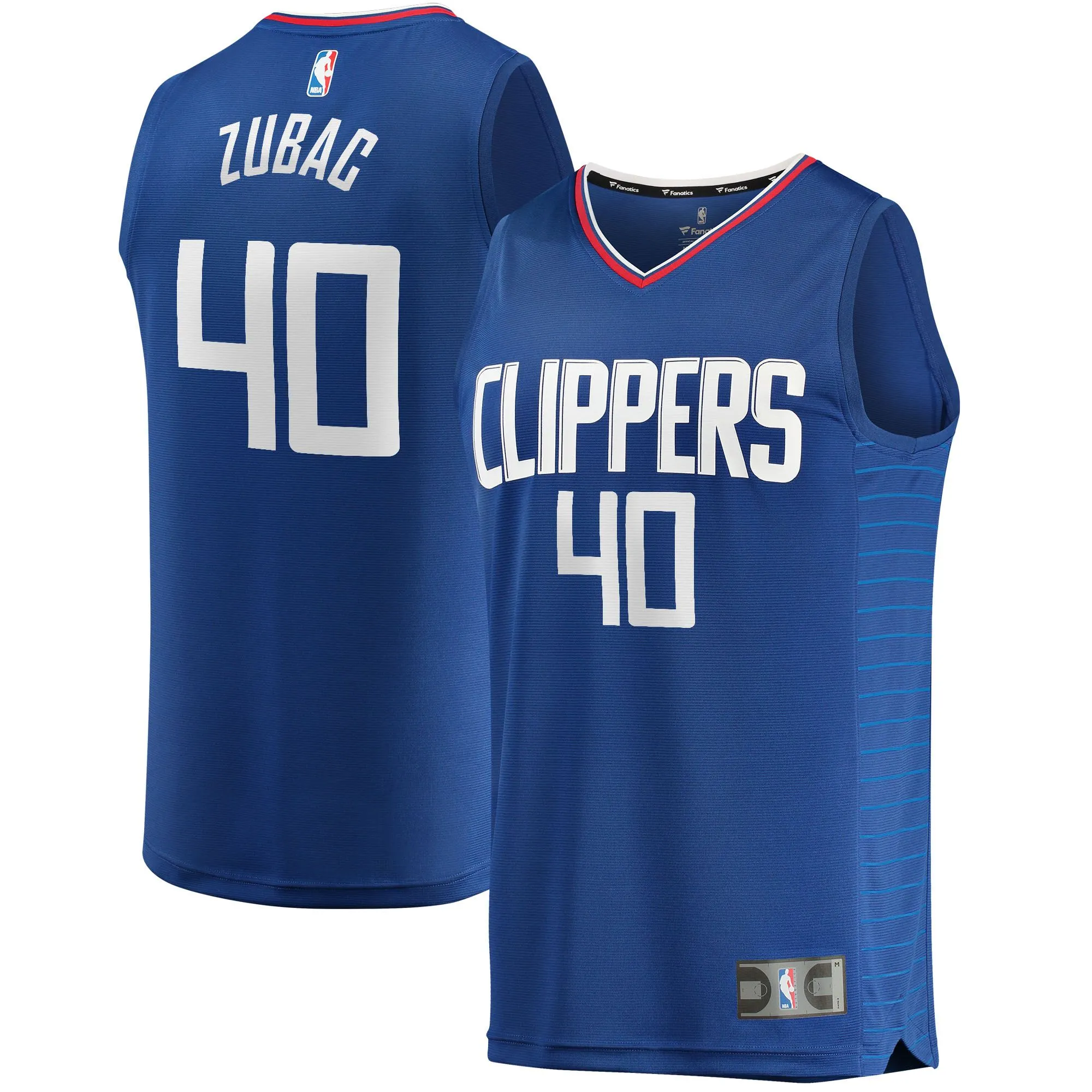 Ivica Zubac LA Clippers Fanatics Branded Fast Break Replica Jersey - Icon Edition - Royal