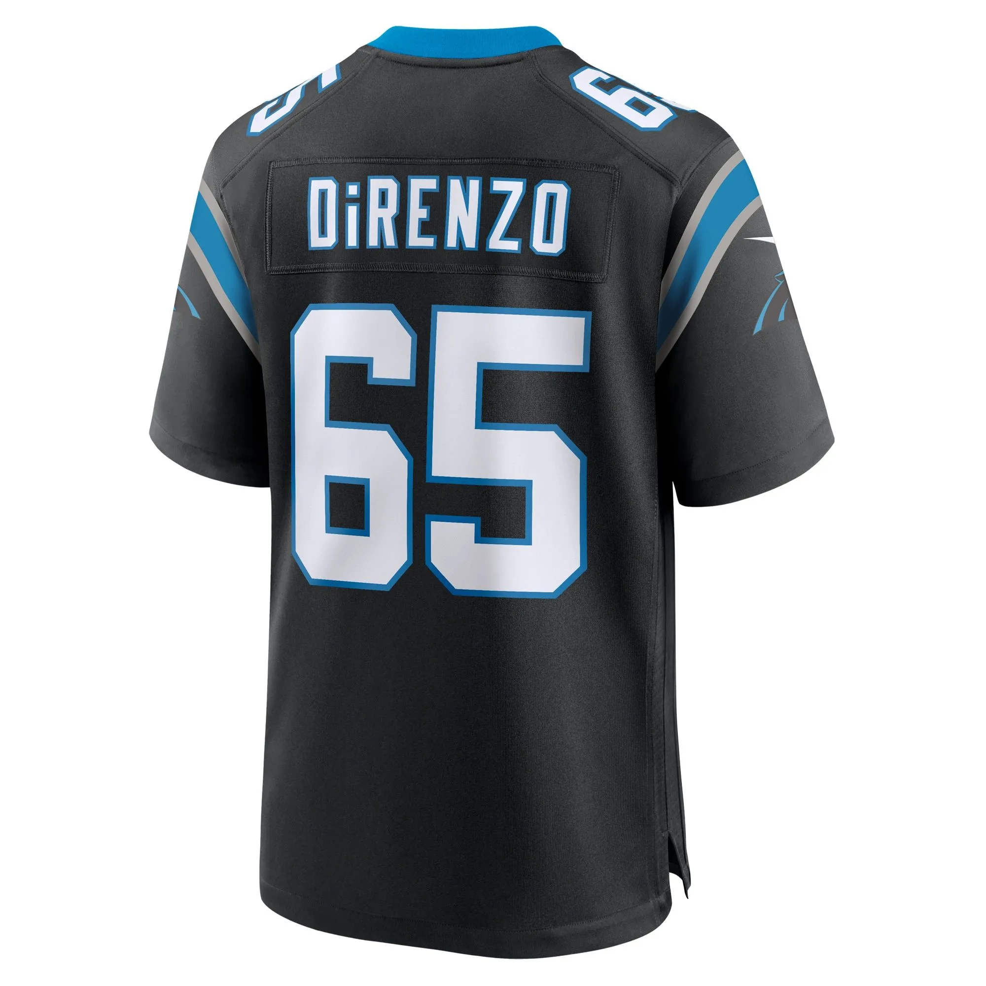 J.D. DiRenzo Carolina Panthers   Game Jersey -  Black