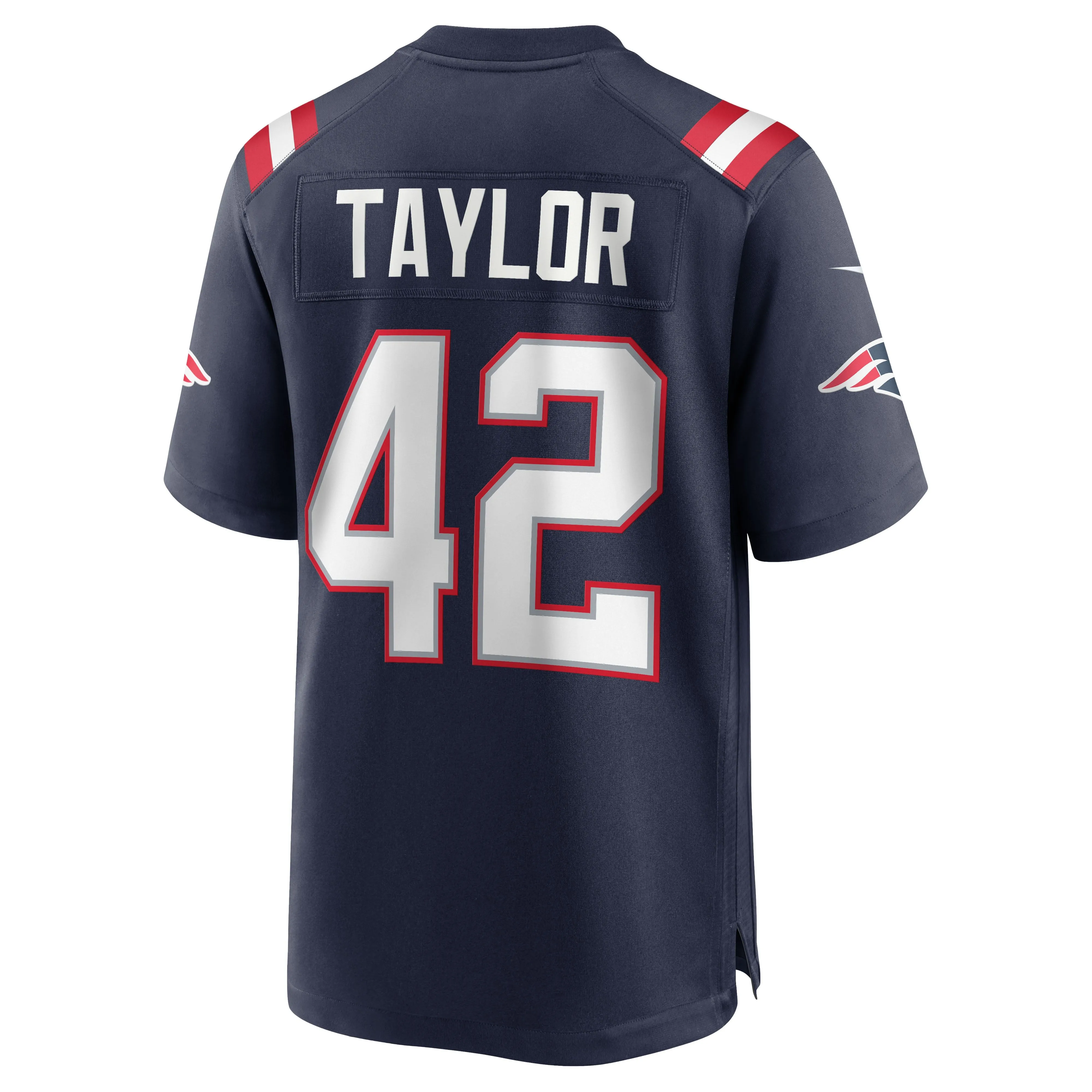 J.J. Taylor New England Patriots  Team Game Jersey - Navy