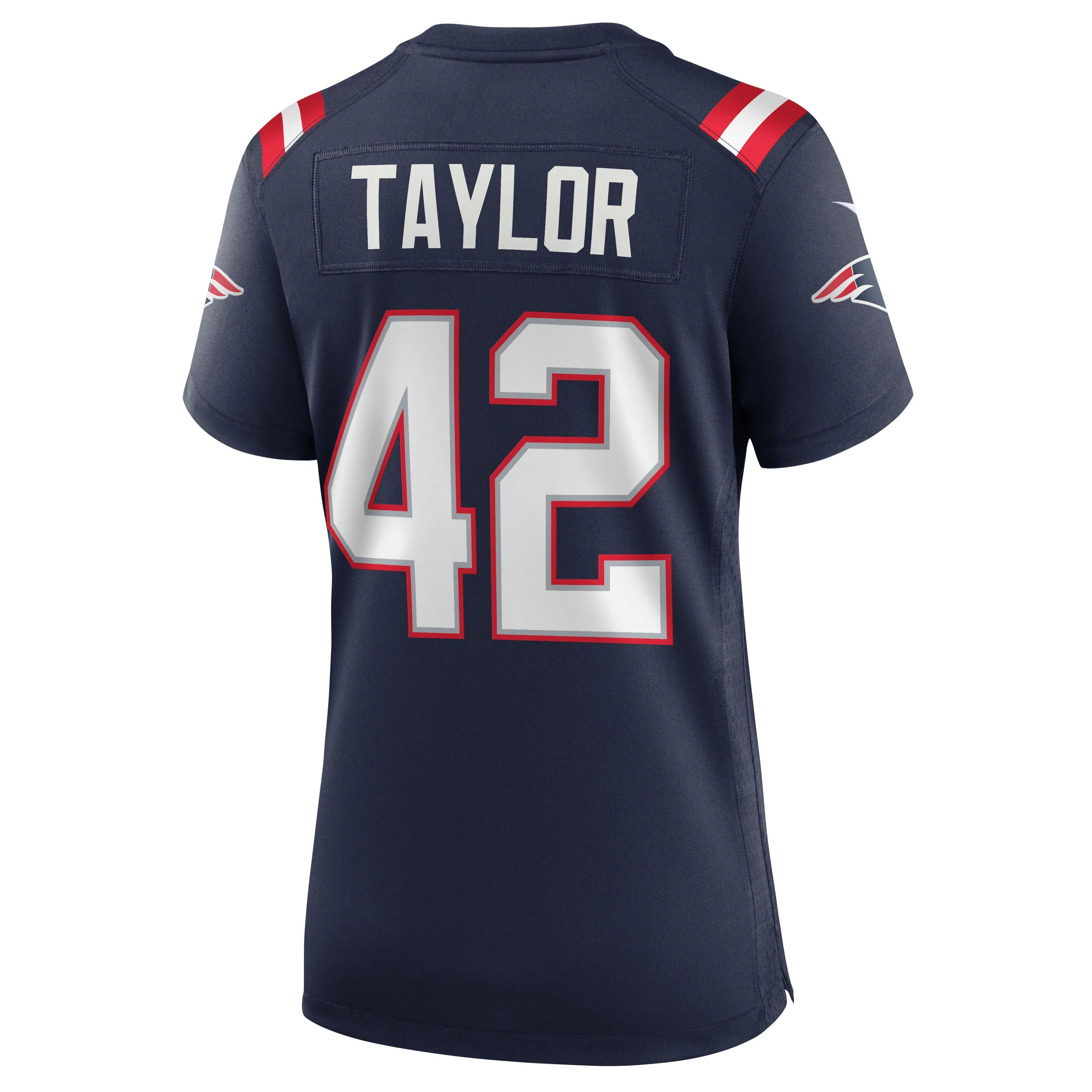 J.J. Taylor New England Patriots  Women's Team Game Jersey - Navy