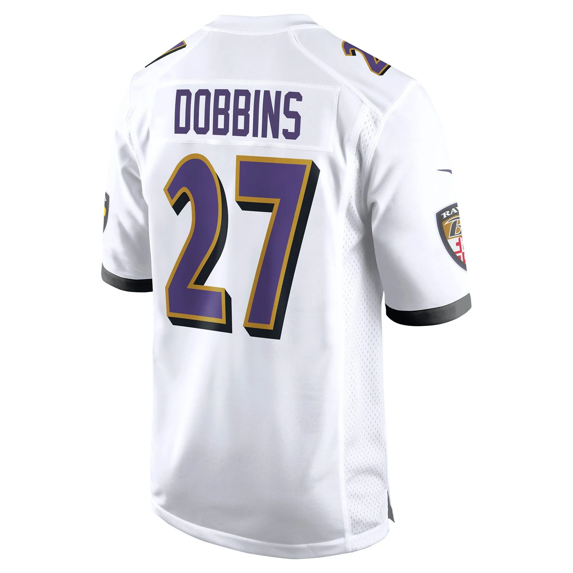 J.K. Dobbins Baltimore Ravens  Away Game Player Jersey - White