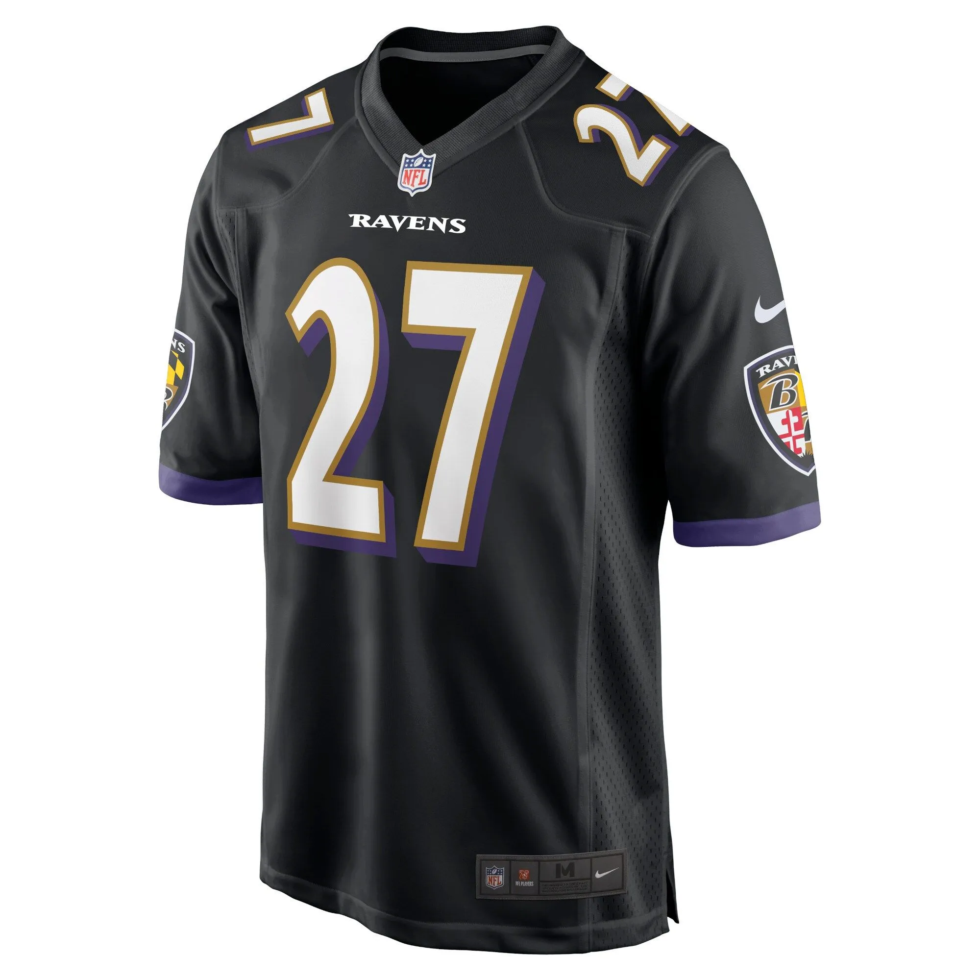 J.K. Dobbins Baltimore Ravens  Game Jersey - Black