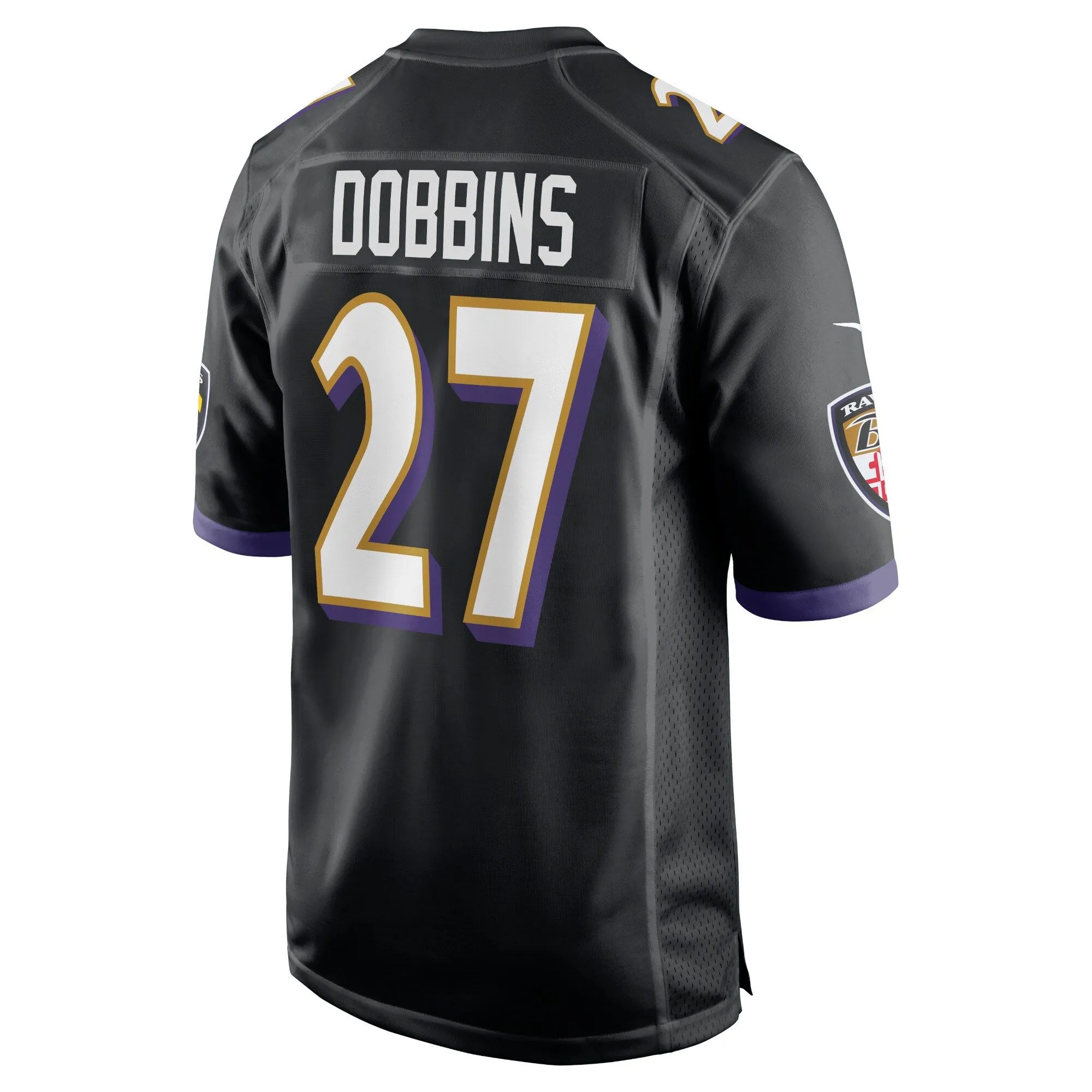 J.K. Dobbins Baltimore Ravens  Game Jersey - Black